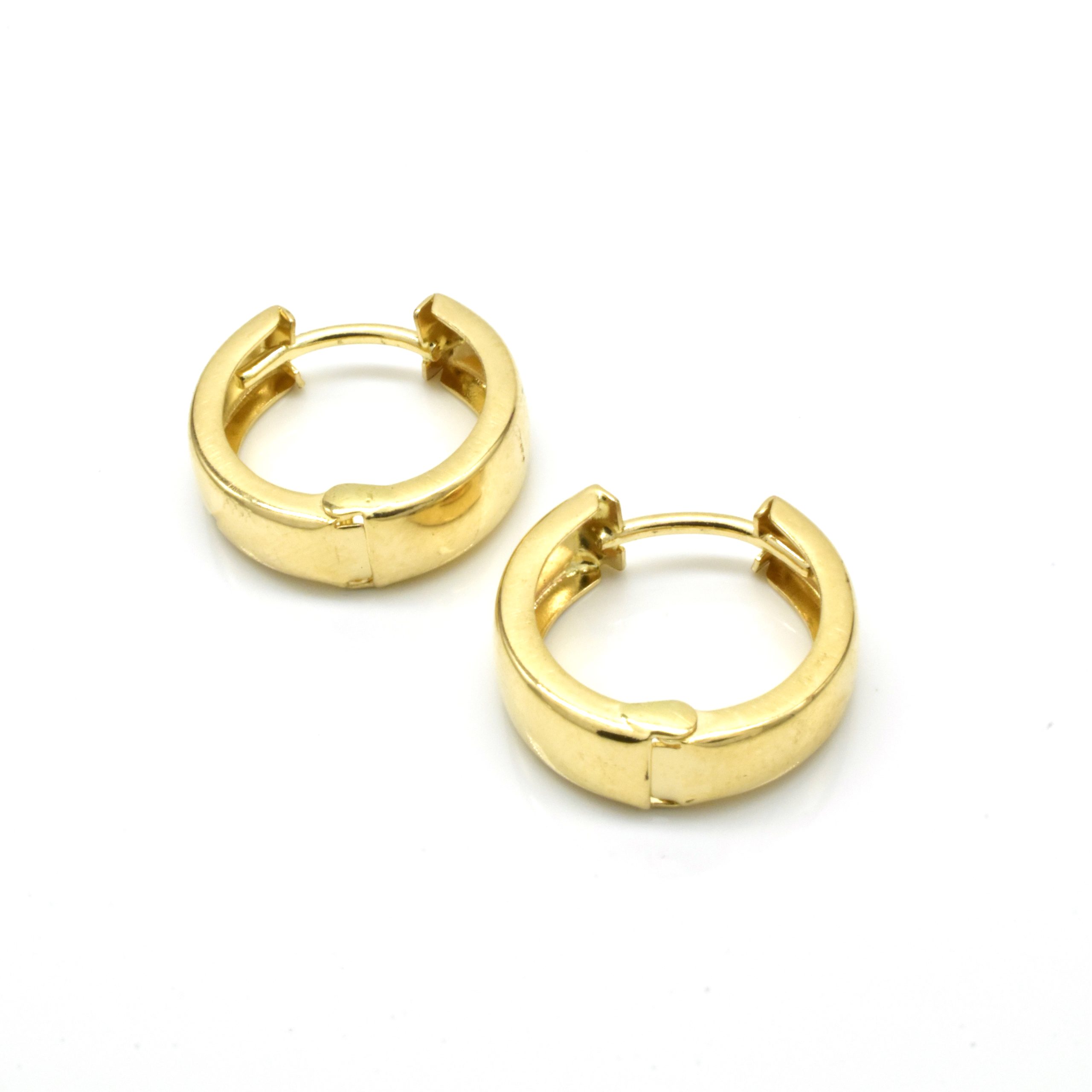 малки златни обеци халки 14K Avangard Gold