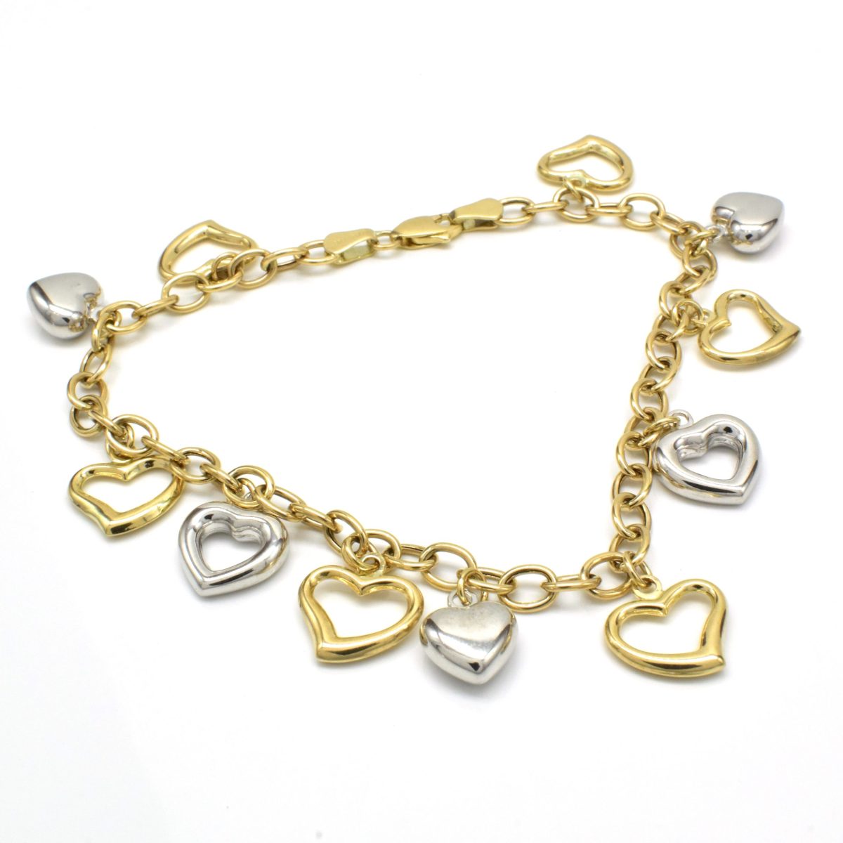 Златна гривна Heart Charm Symphony 14K – 7.08гр