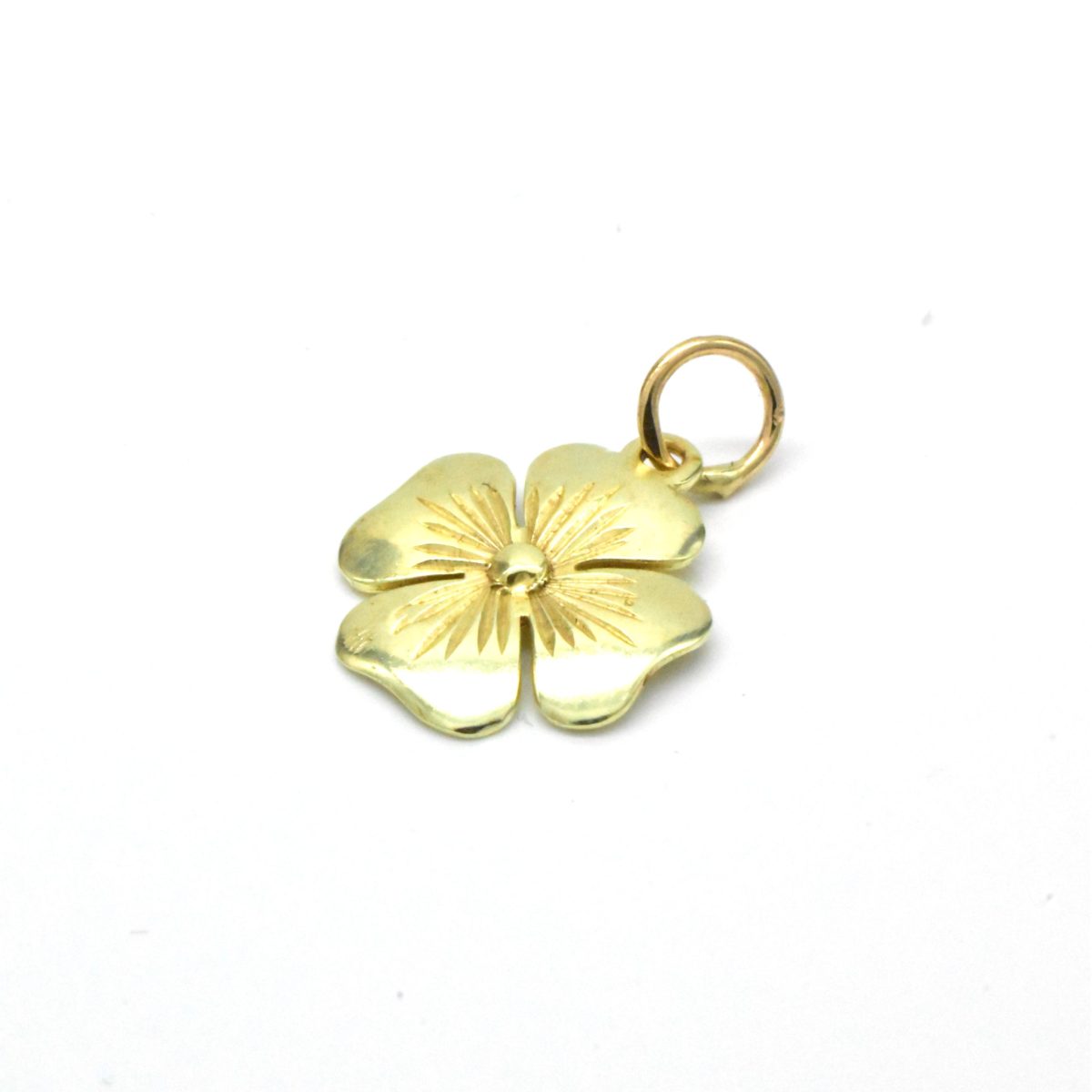 златна висулка детелина 14K Avangard Gold