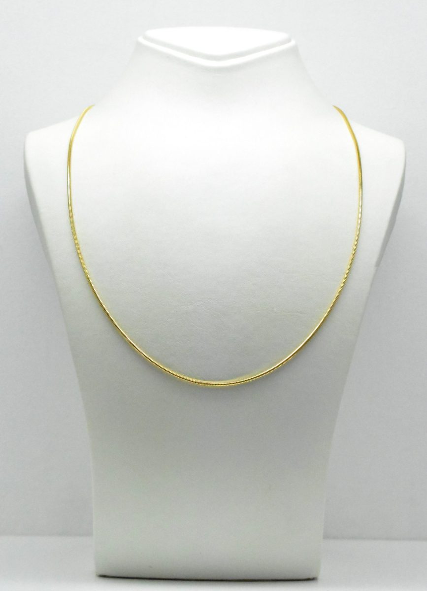 Мъжки златен ланец Snake Chain 14K 585