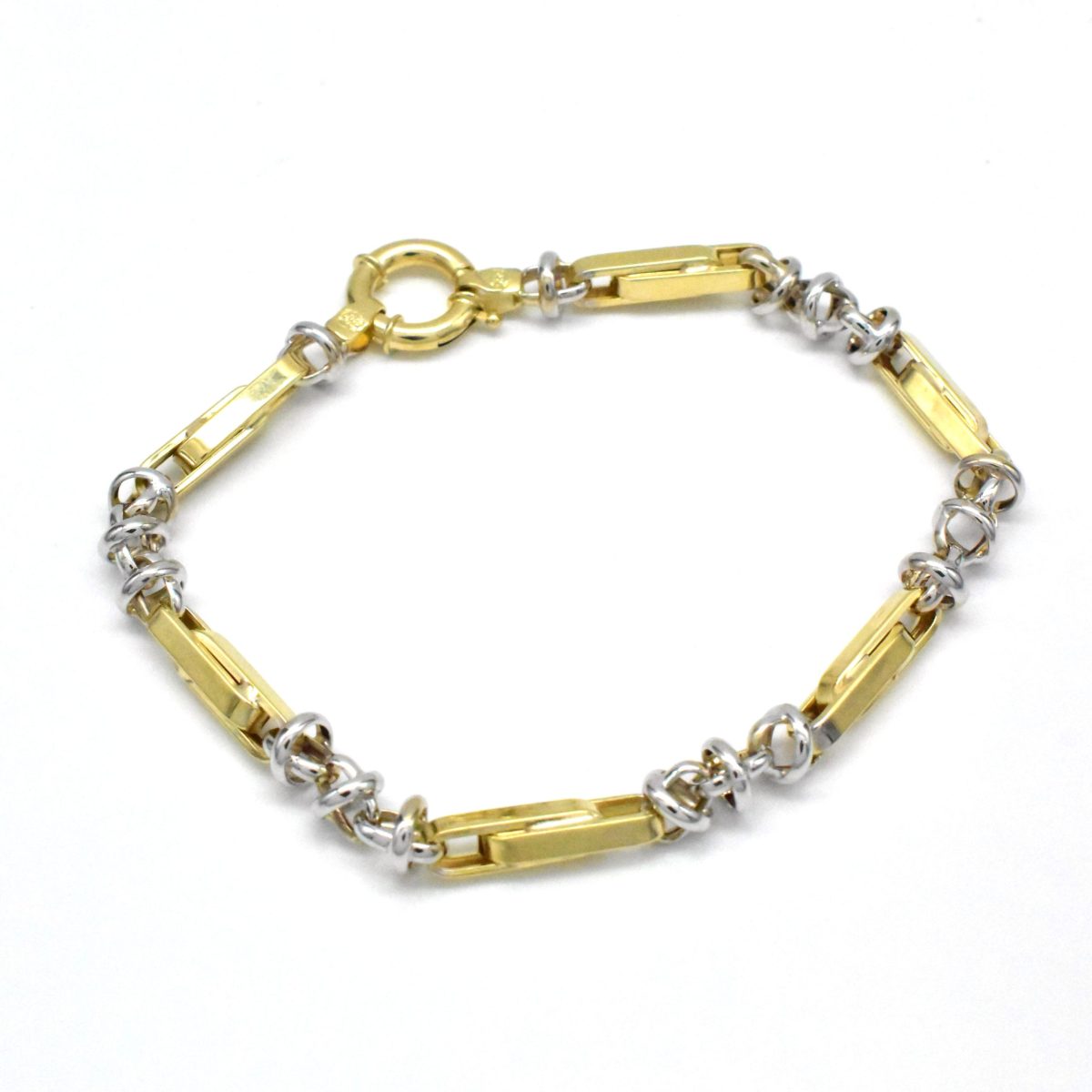Златна гривна Twin Link 14K – 6.03гр
