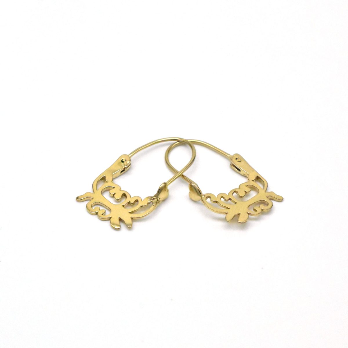 златни обеци ажурни 14K 585 Avangard Gold