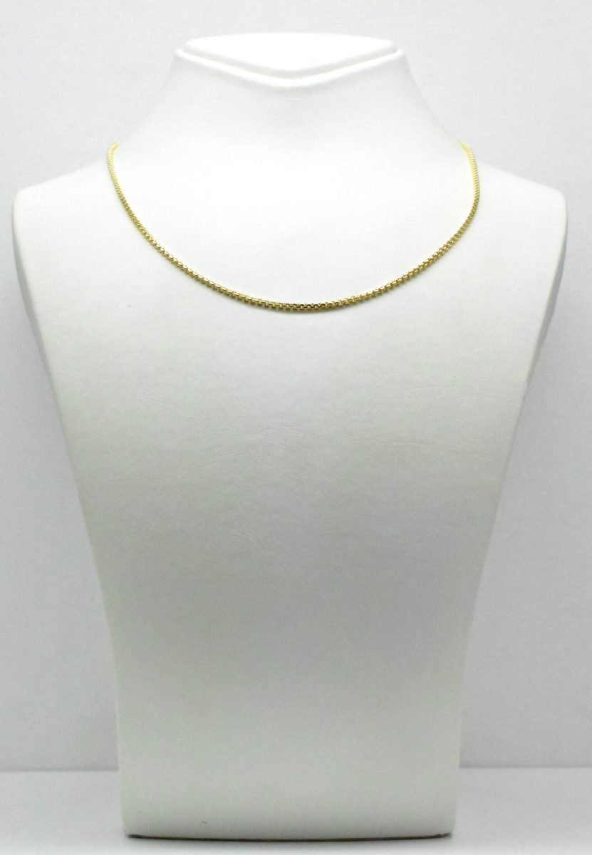 Дамски златен ланец 585 злато с плетка Box Chain