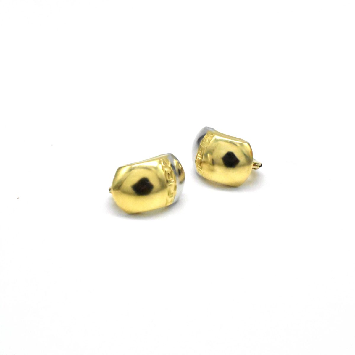 Дамски златни обеци 585 с огледален финиш – Avangard Gold