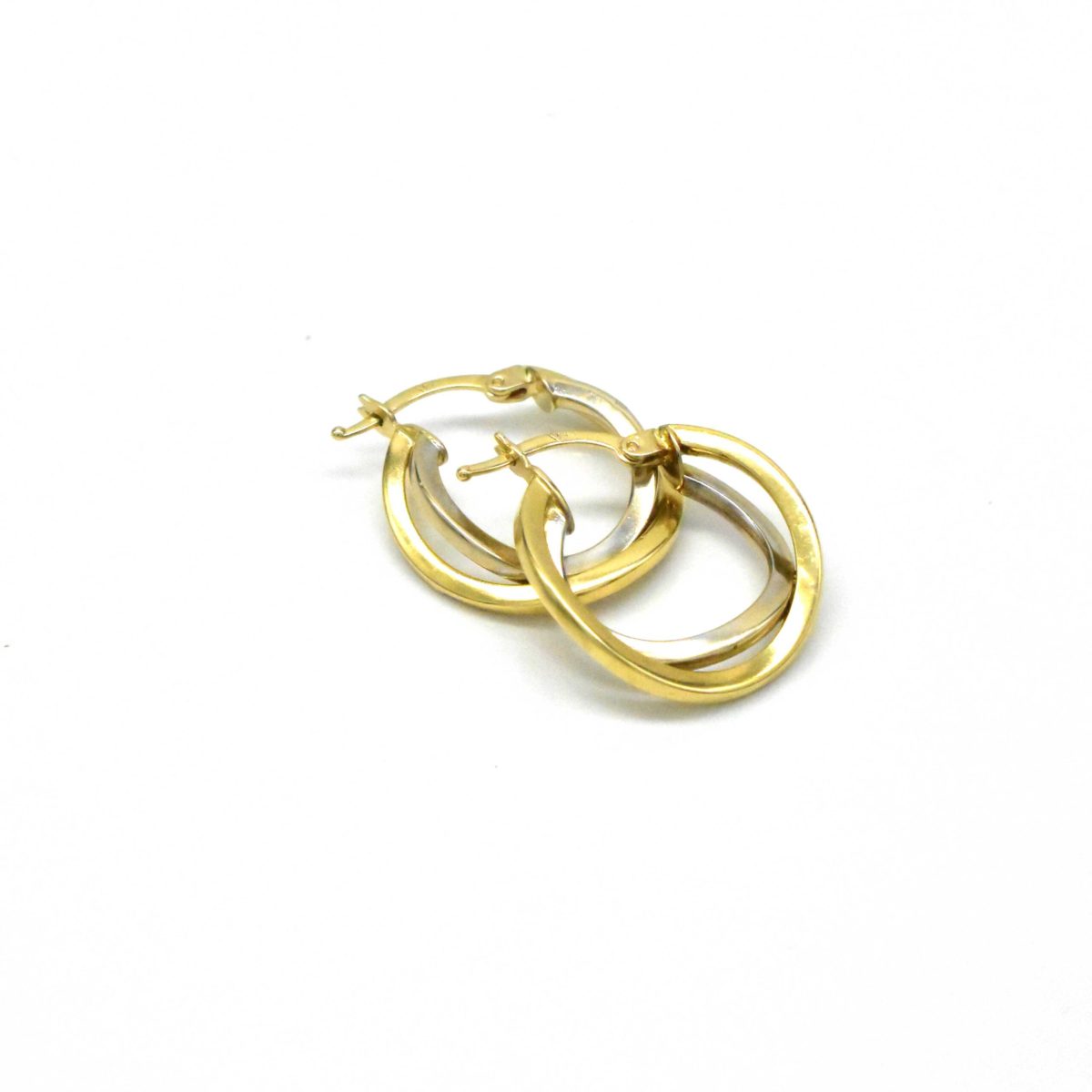 Ежедневни златни обеци от жълто злато Avangard Gold