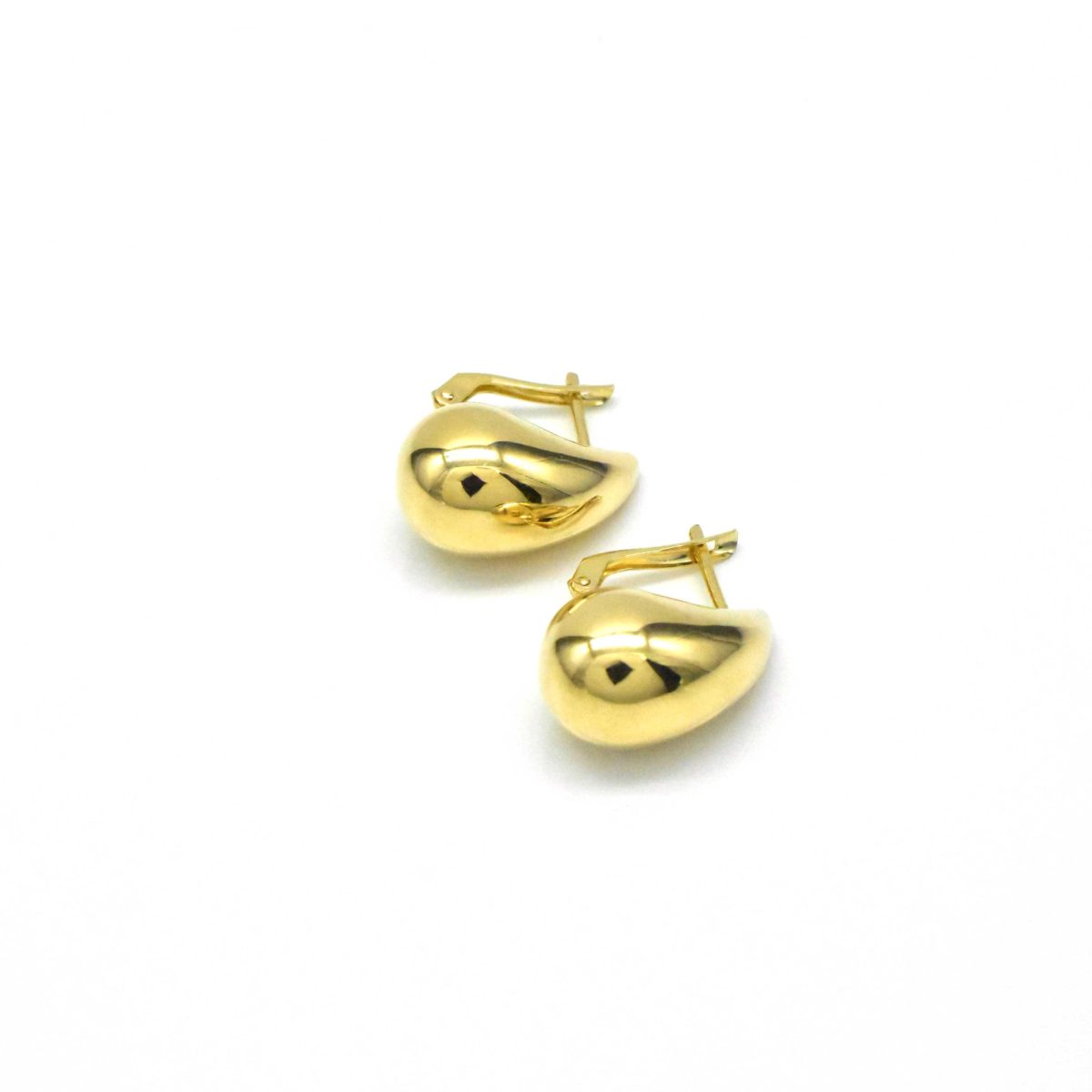 Масивни дамски златни обеци капки – Avangard Gold