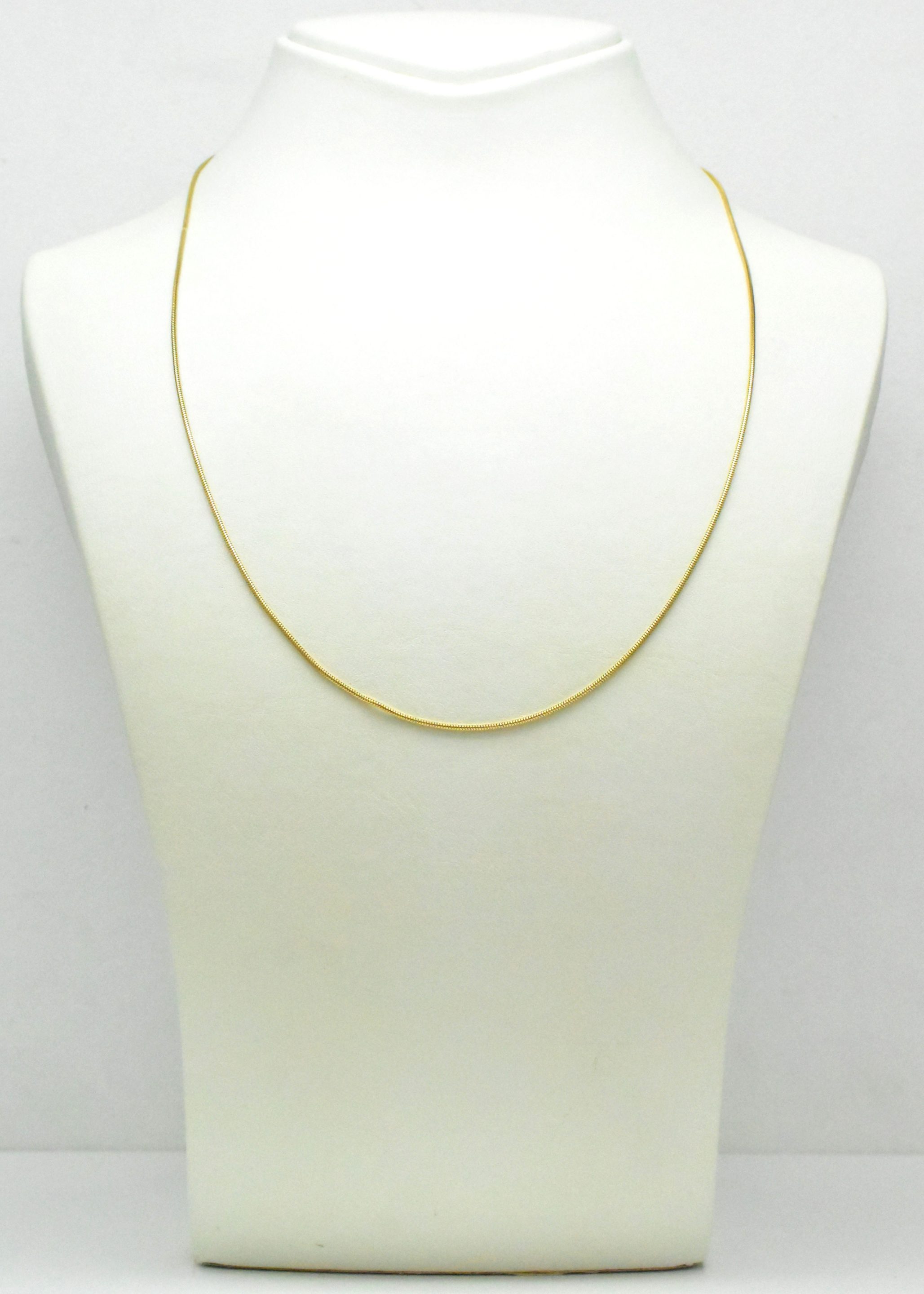 Златен мъжки синджир Snake 585 – 55см