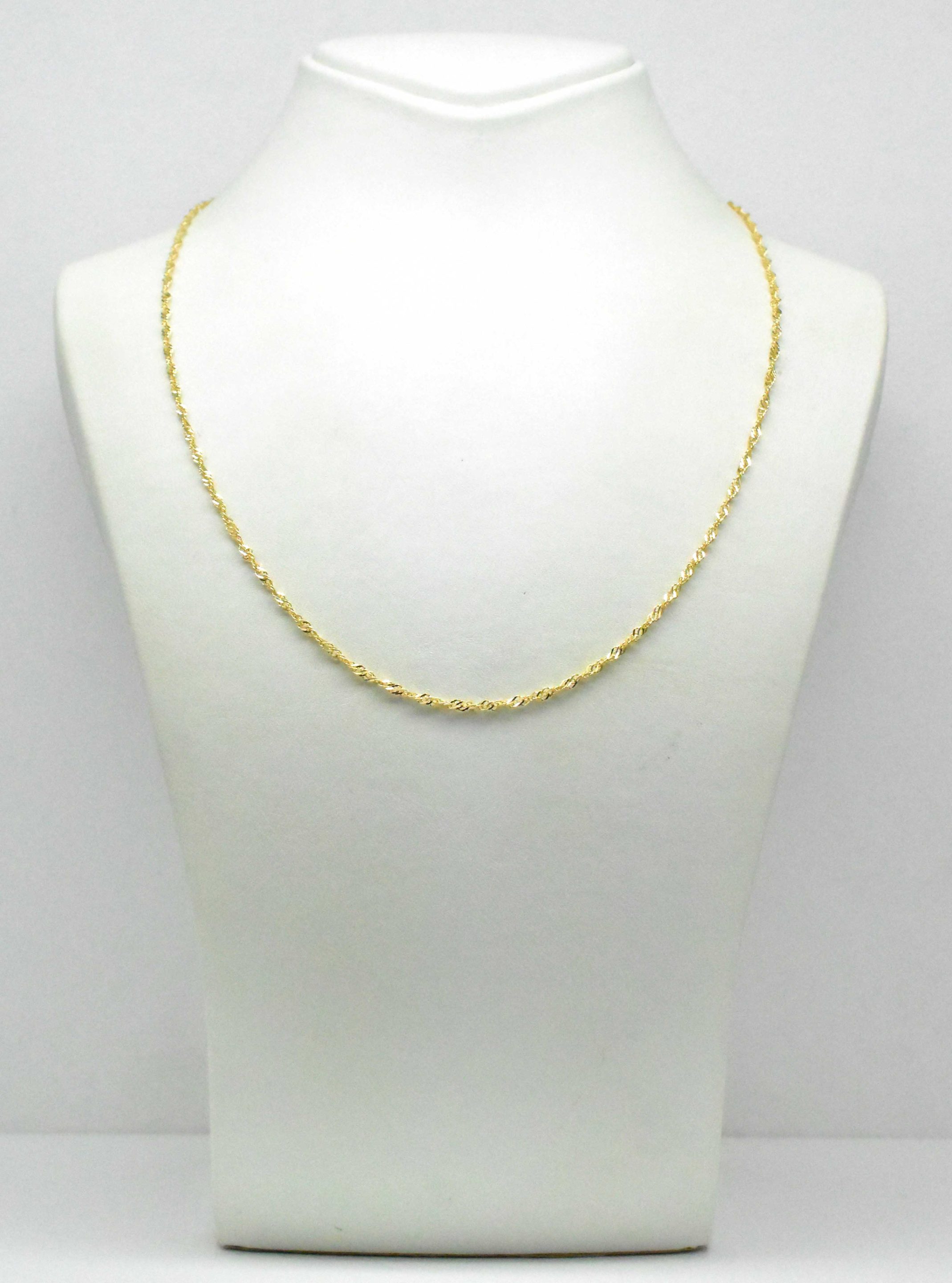 Мъжки златен ланец Rope Chain 14K 4.21гр