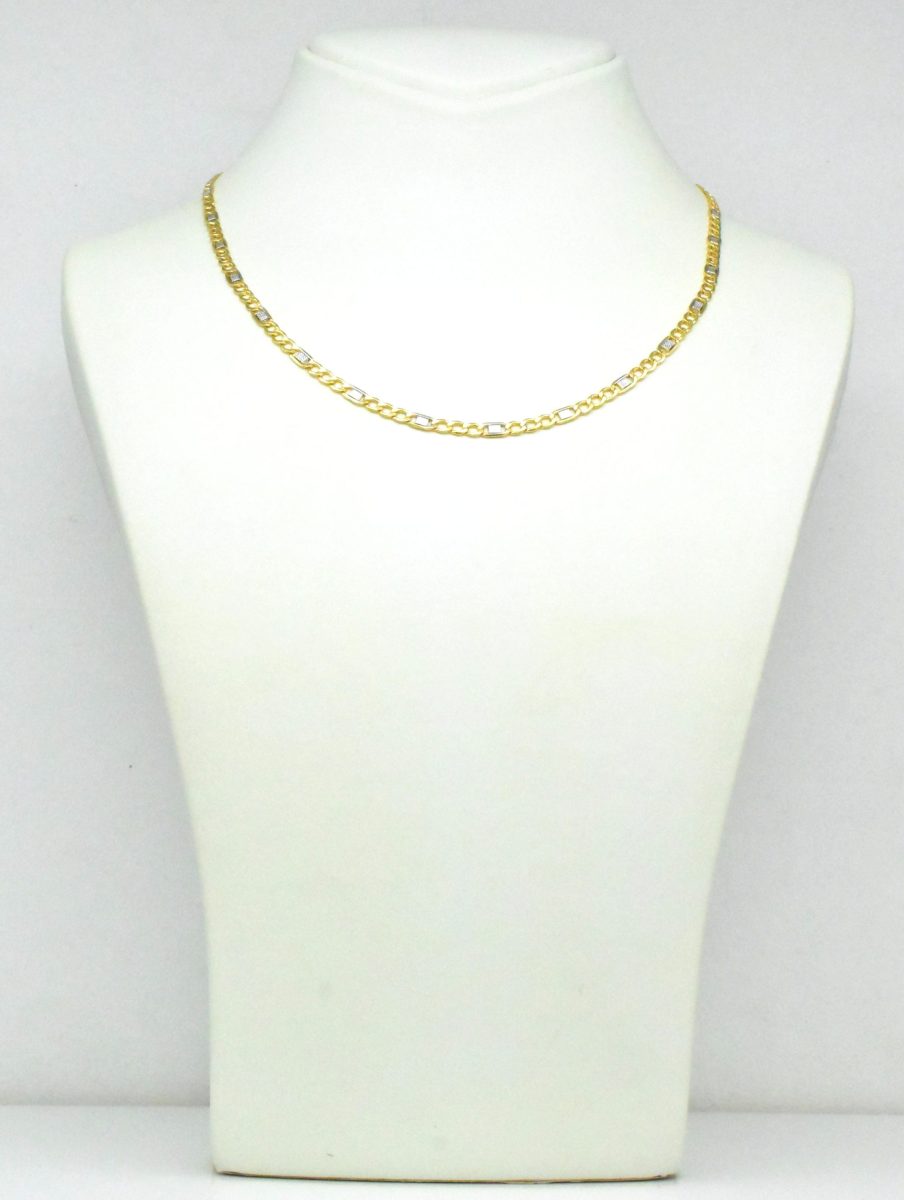 Дамски златен ланец Figaro Style 14K