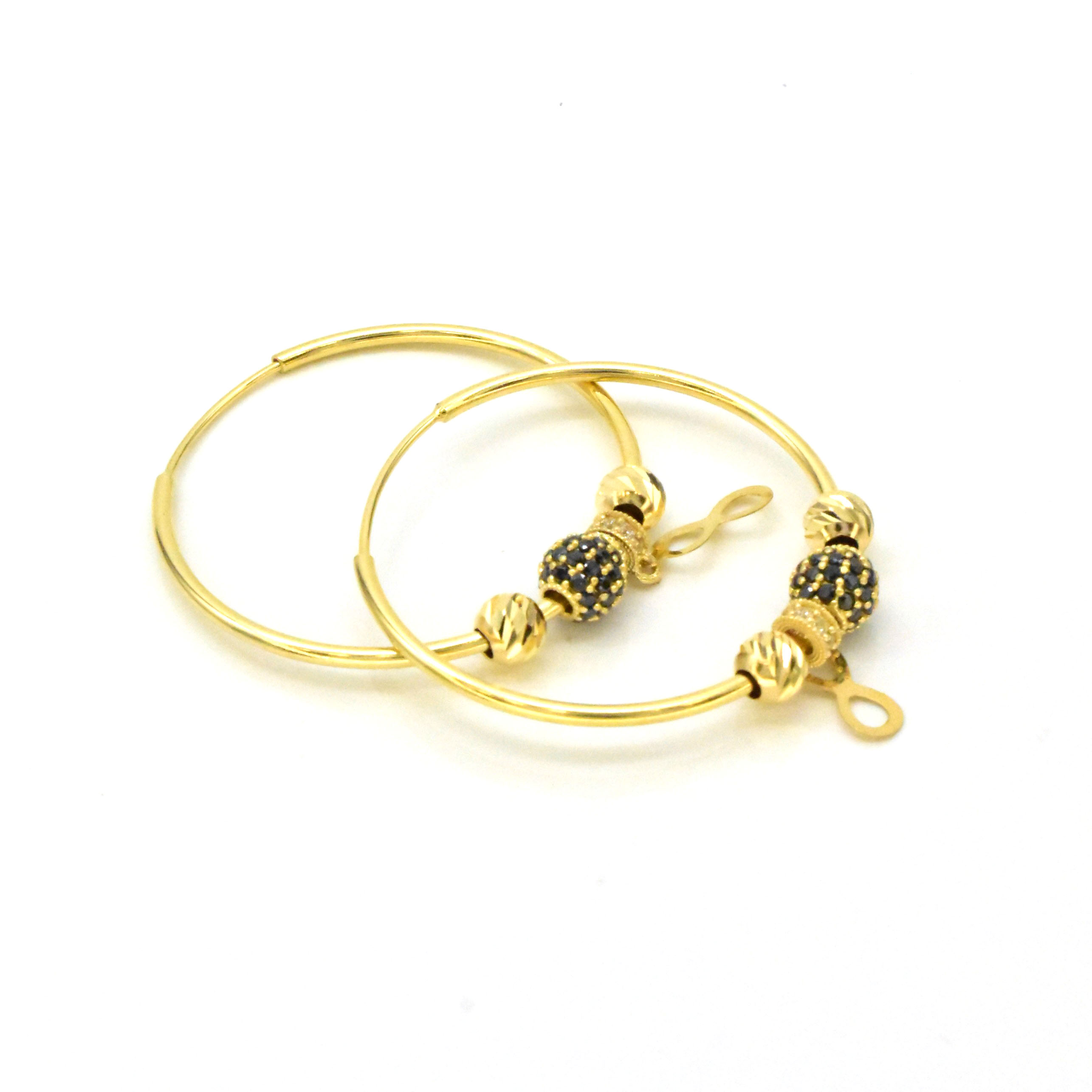 Масивни златни халки 585 – Avangard Gold