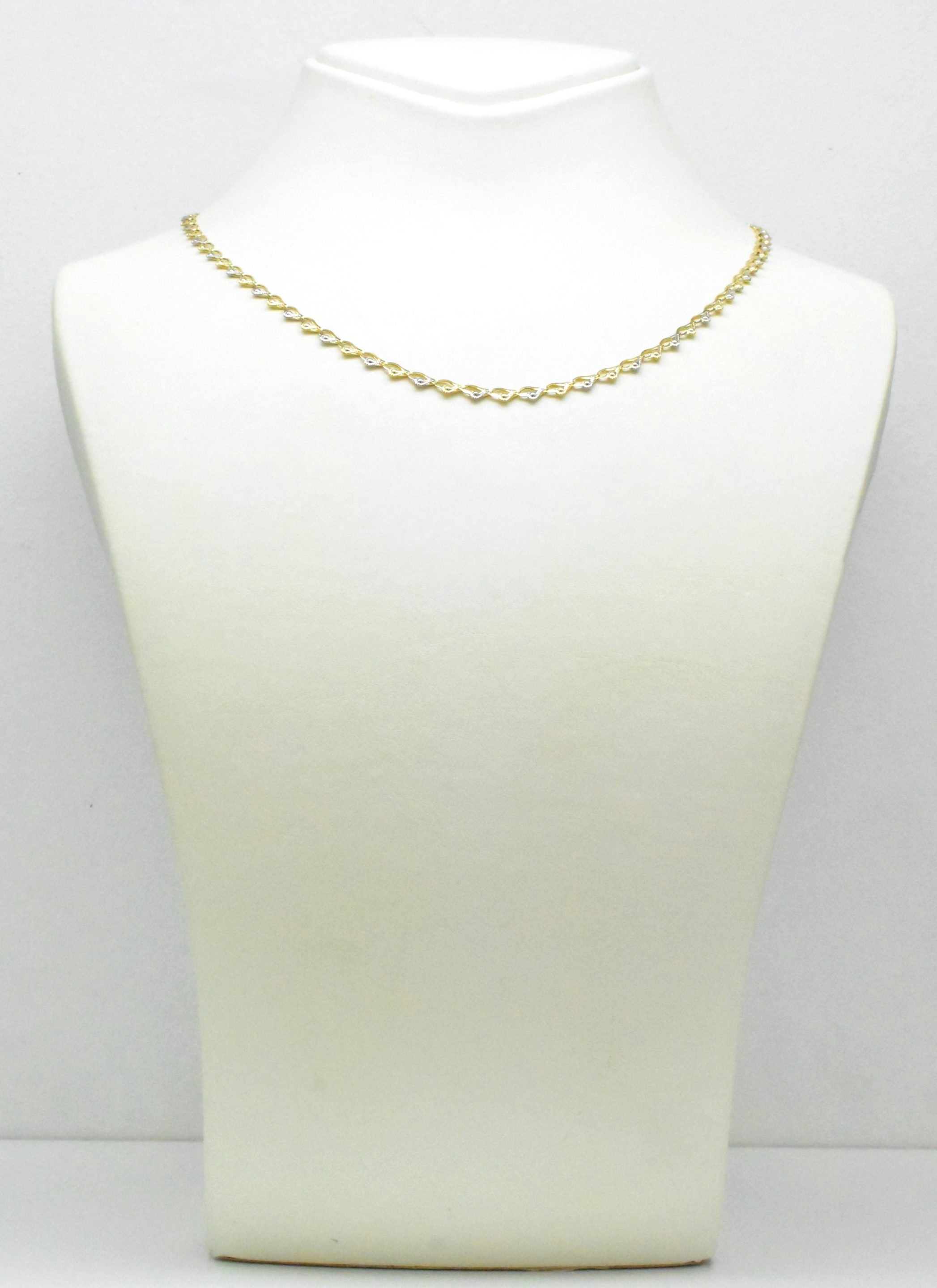 Златен дамски синджир Twist Drop – 3.55гр