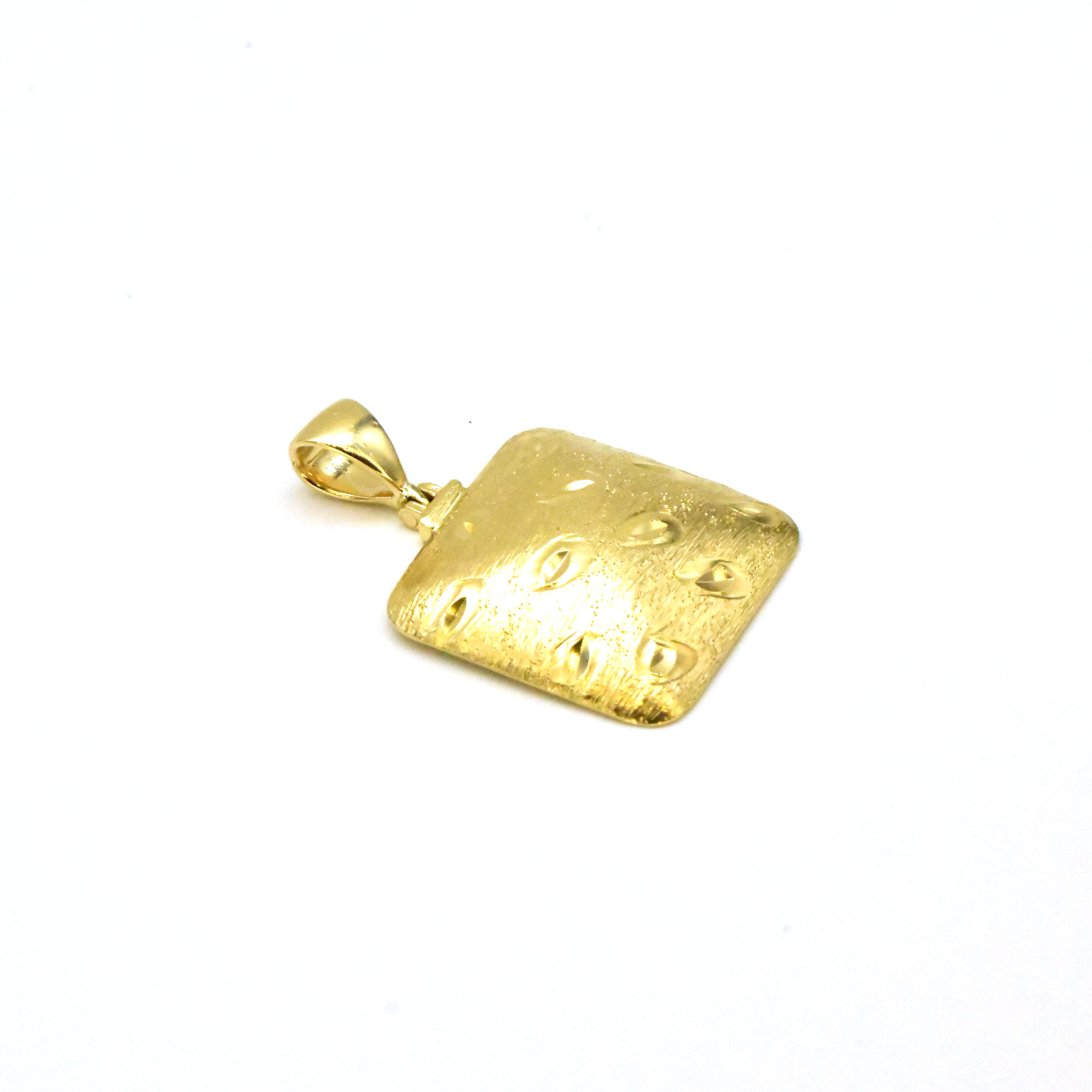 златна висулка квадрат 14K 585 Avangard Gold