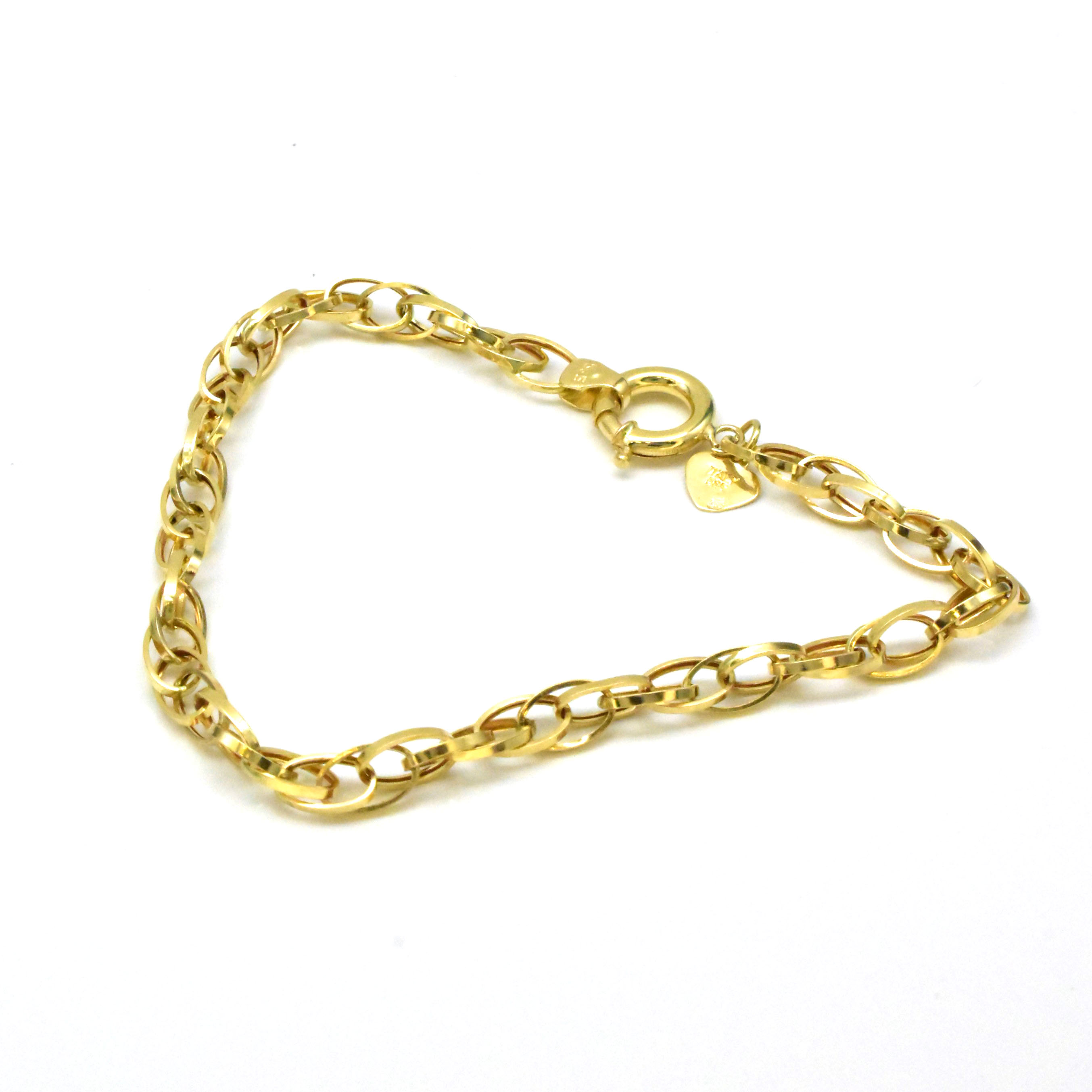 златна гривна италианска плетка 21 см 14K Avangard Gold