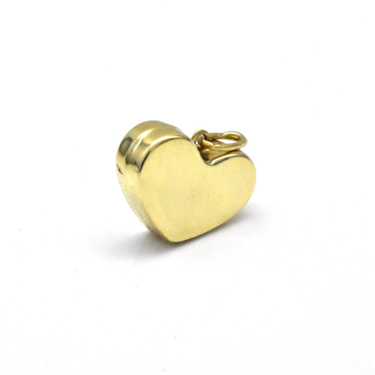 златна висулка обемно сърце 14K 585 Avangard Gold