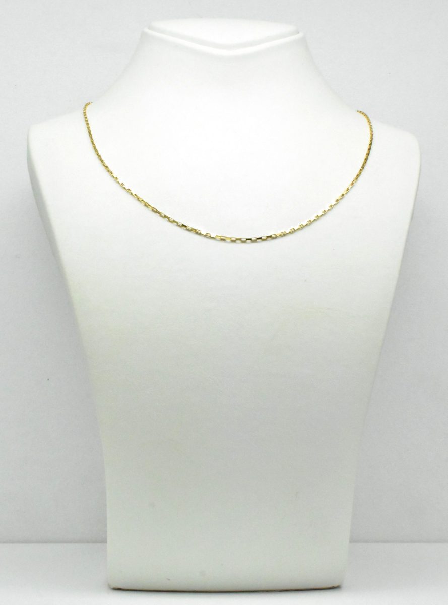 златен ланец плоска плетка 14K 585 дамски Avangard Gold