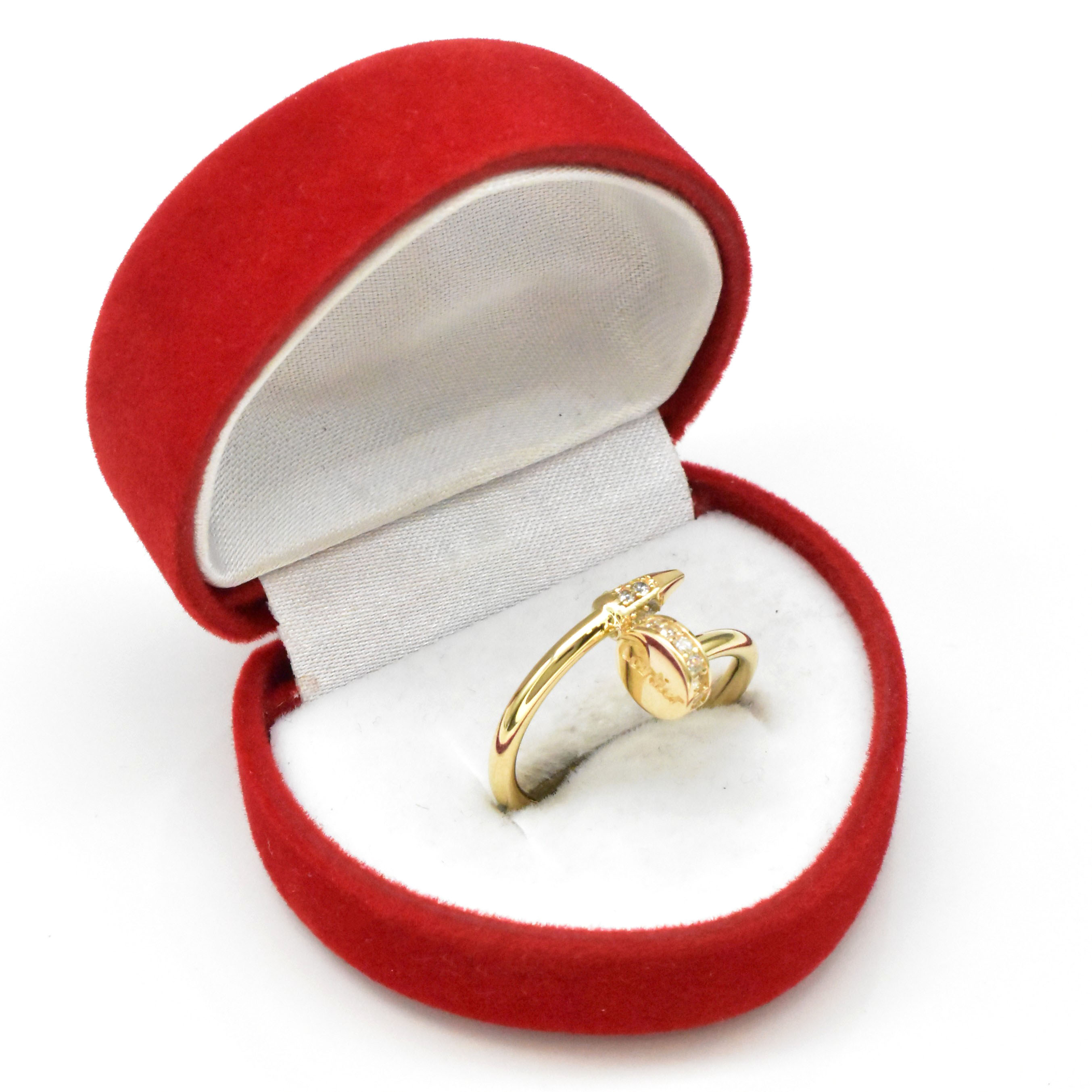 модерен дамски пръстен с цирконий 14K