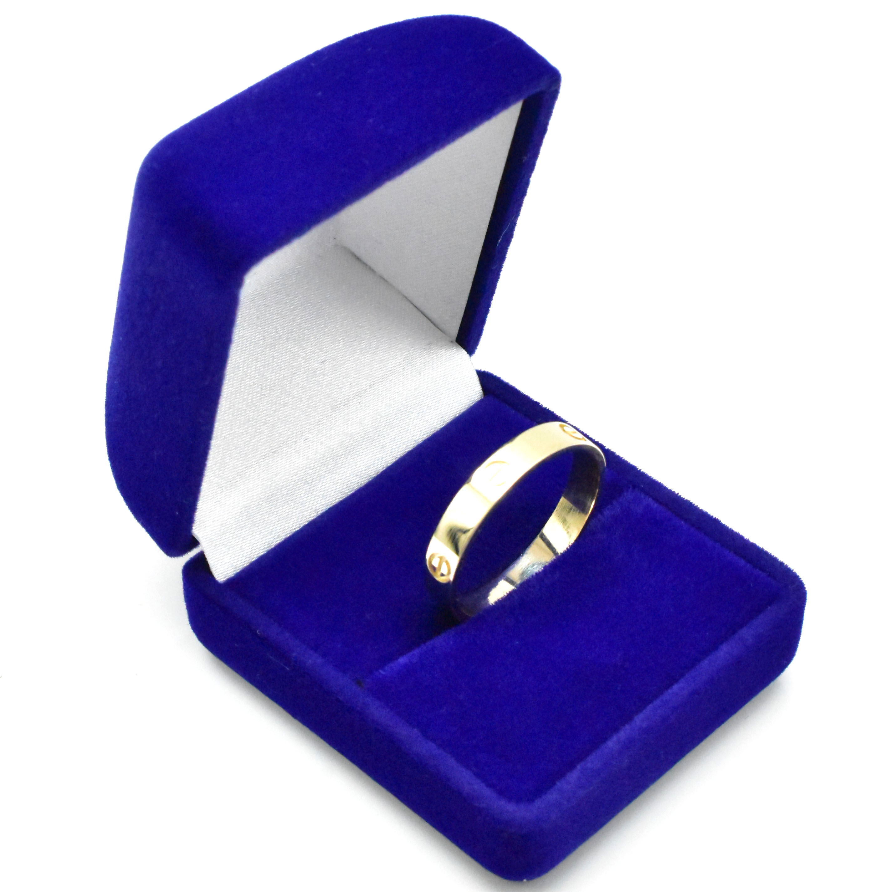 брачна халка Avangard Gold Love от жълто злато
