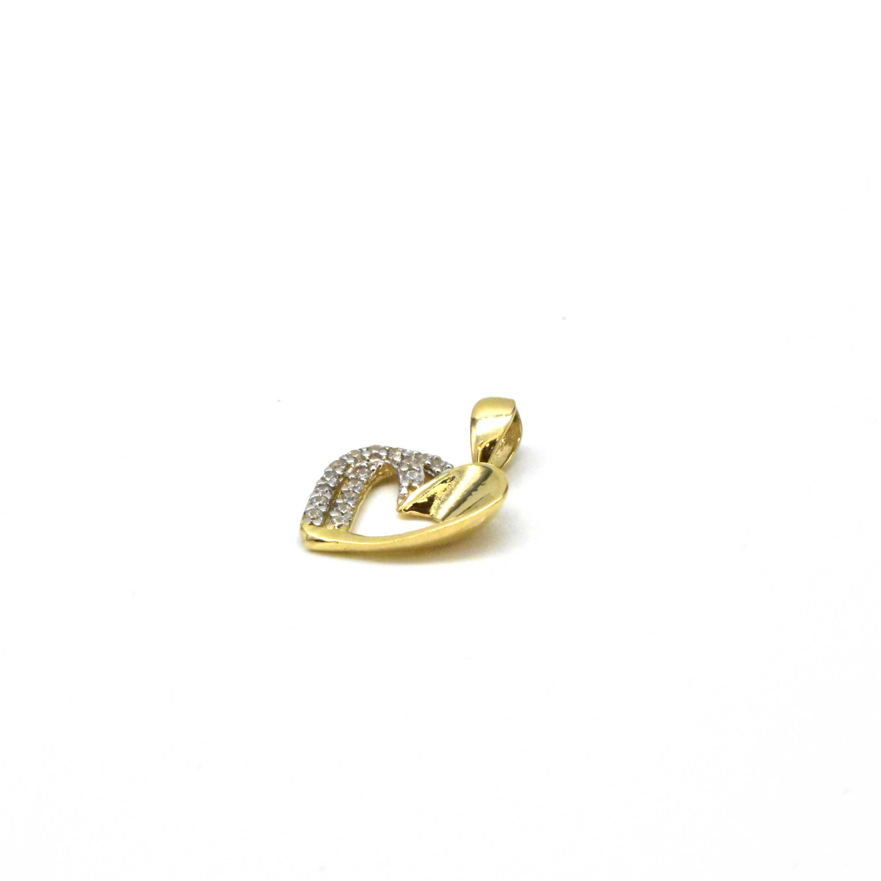 Златно абстрактно сърце 14 карата – Avangard Gold