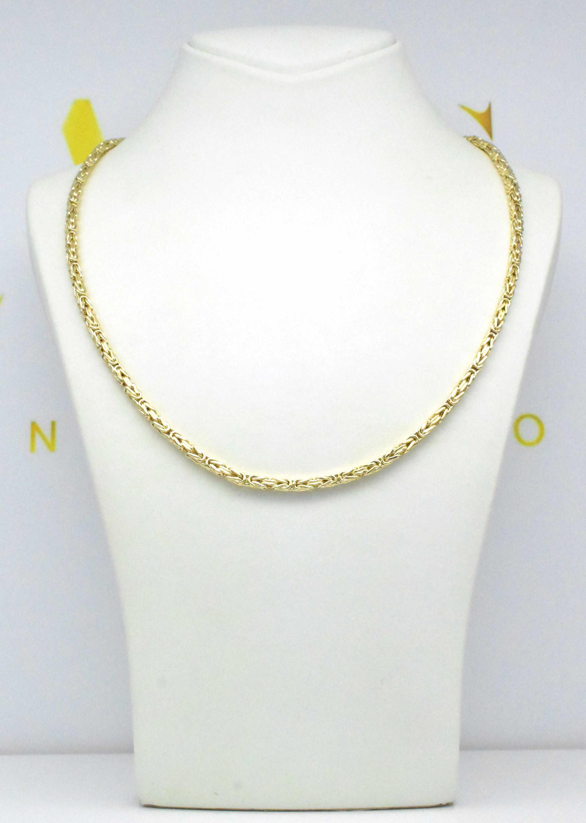 Златен ланец Кралска плетка 14K мъжки 16.92гр