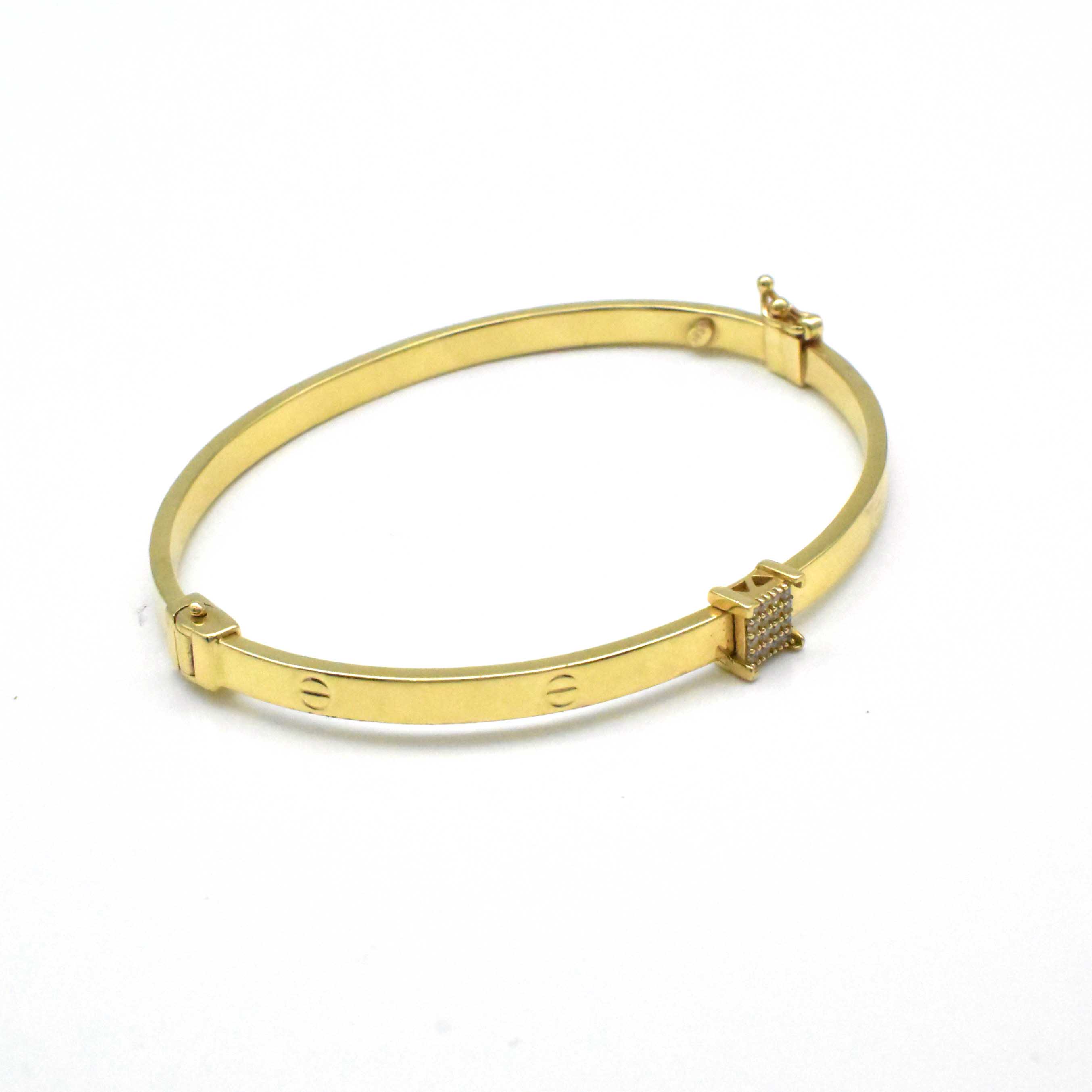 Златна гривна Love 14K - 7.03гр дамски модел