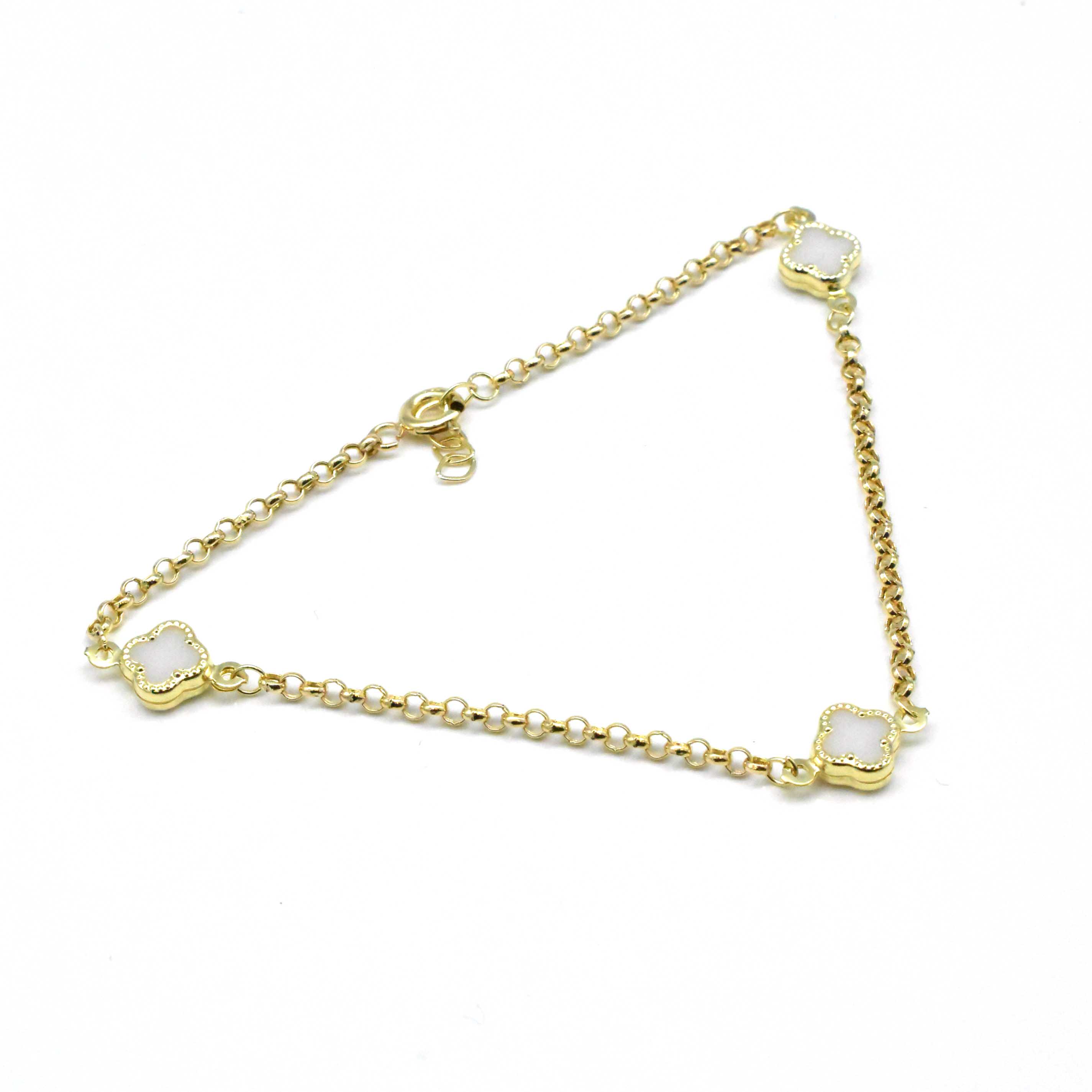 Златна гривна Clover Gold 14K 1.86гр