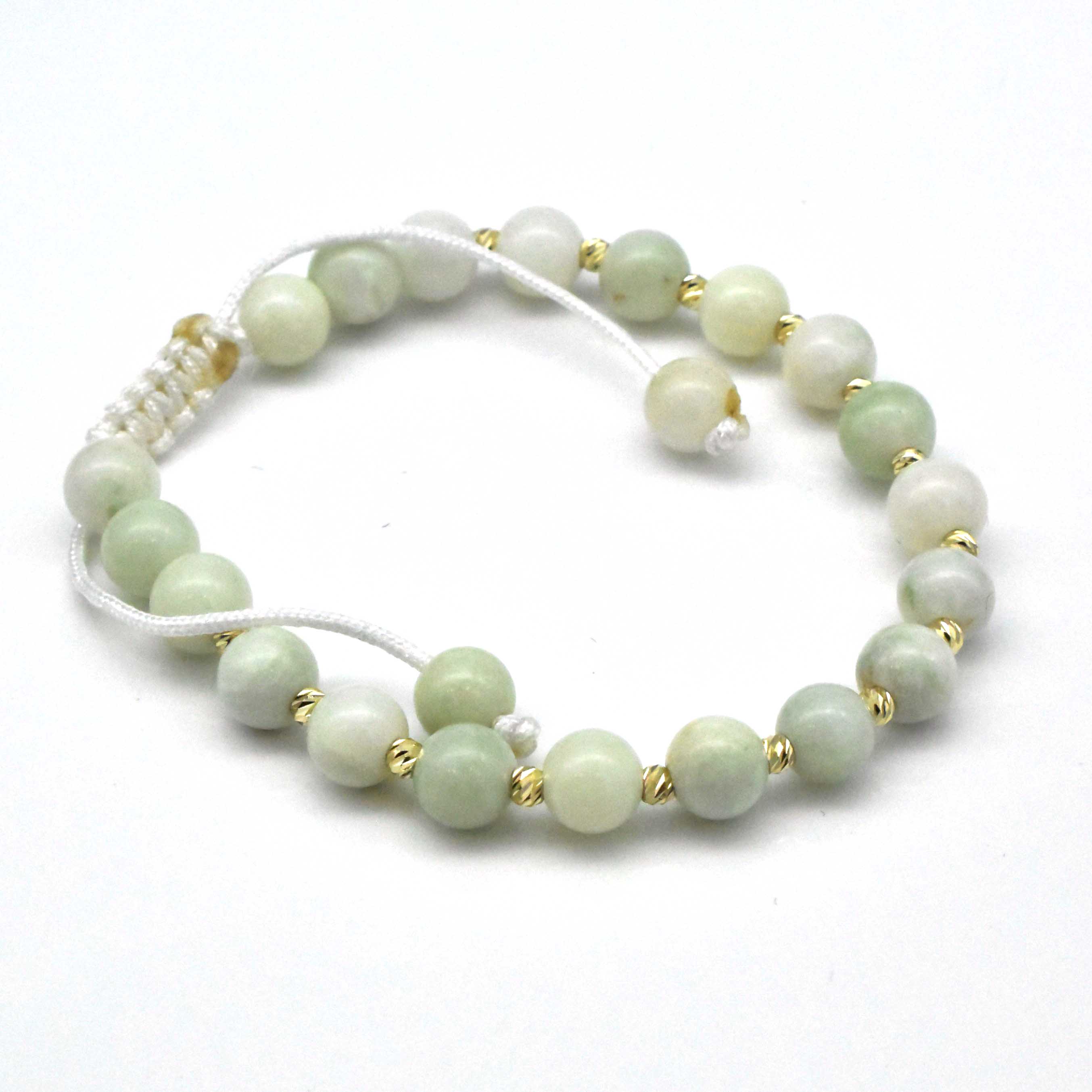 Златна гривна на конец Mint Whisper 14K