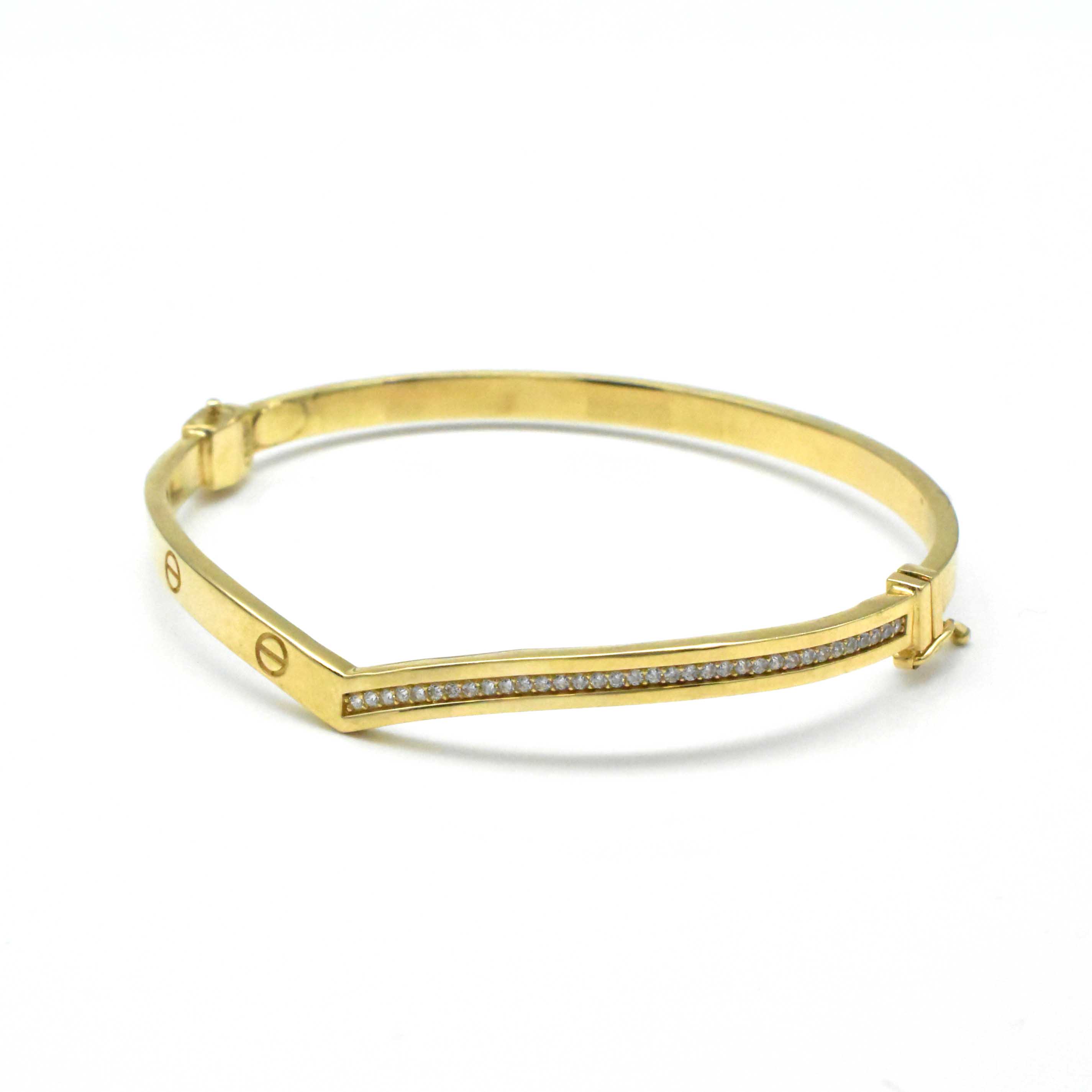 Златна гривна Love Signature 14K 8.45гр