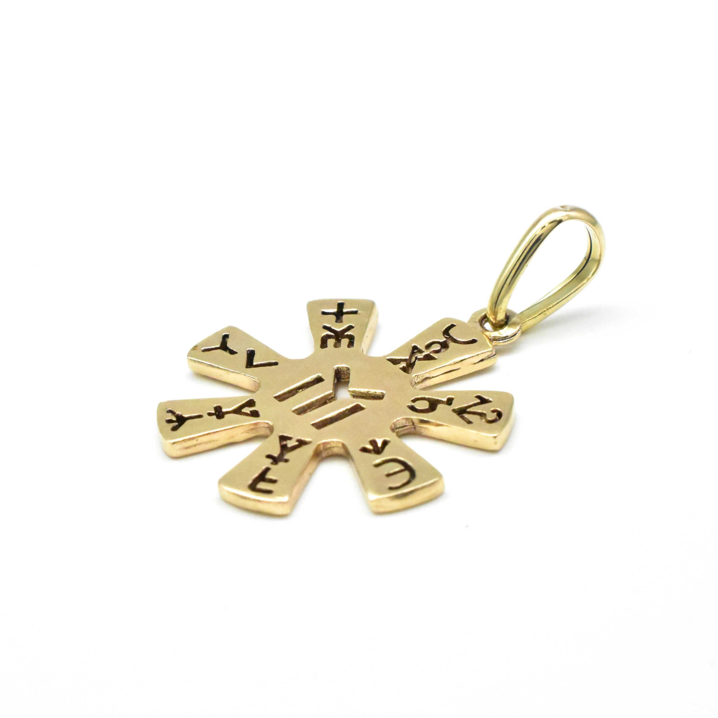 Златна висулка Vegvísir 14К 7.40 гр