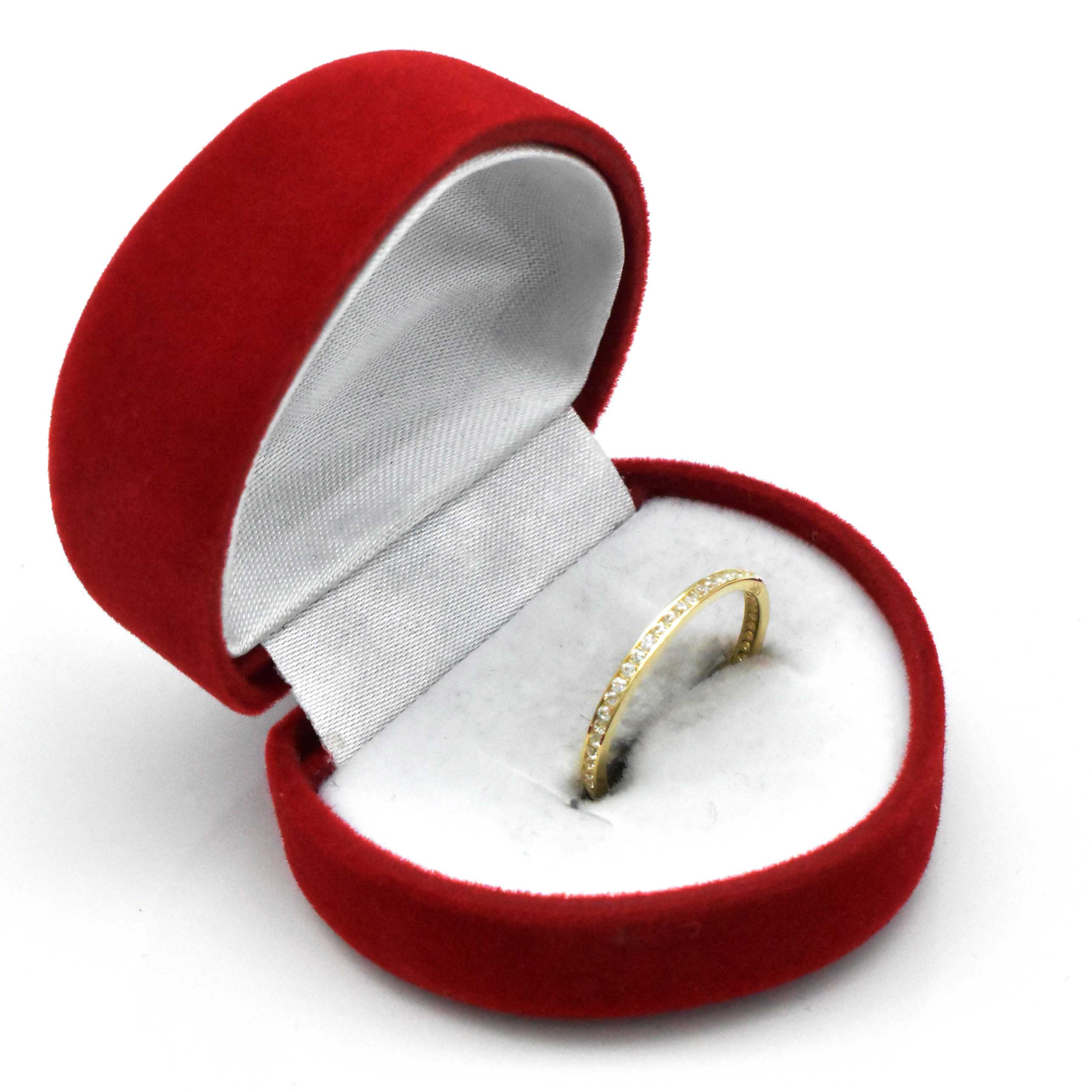 дамски златен пръстен 585 с циркони Avangard Gold