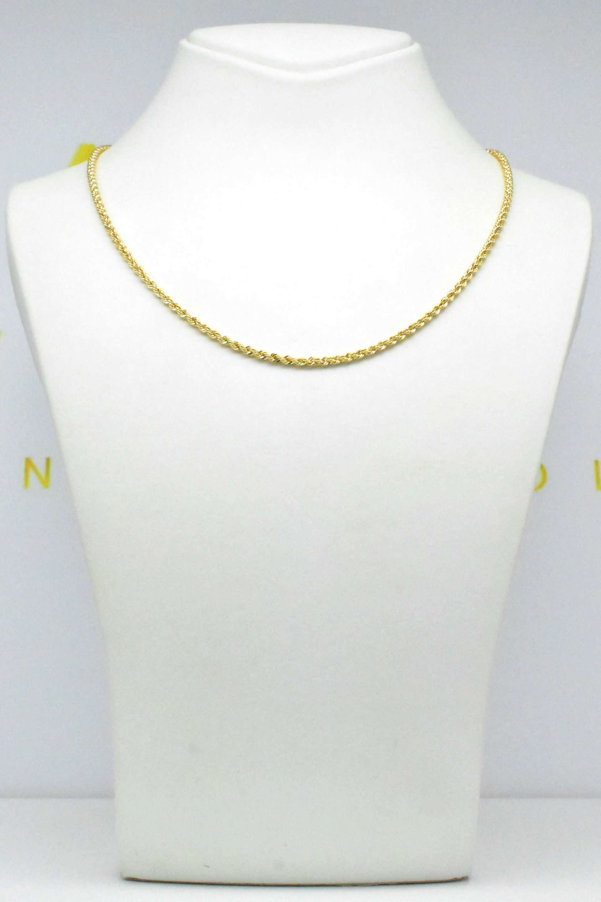 златен дамски синджир Rope 14K 585 злато