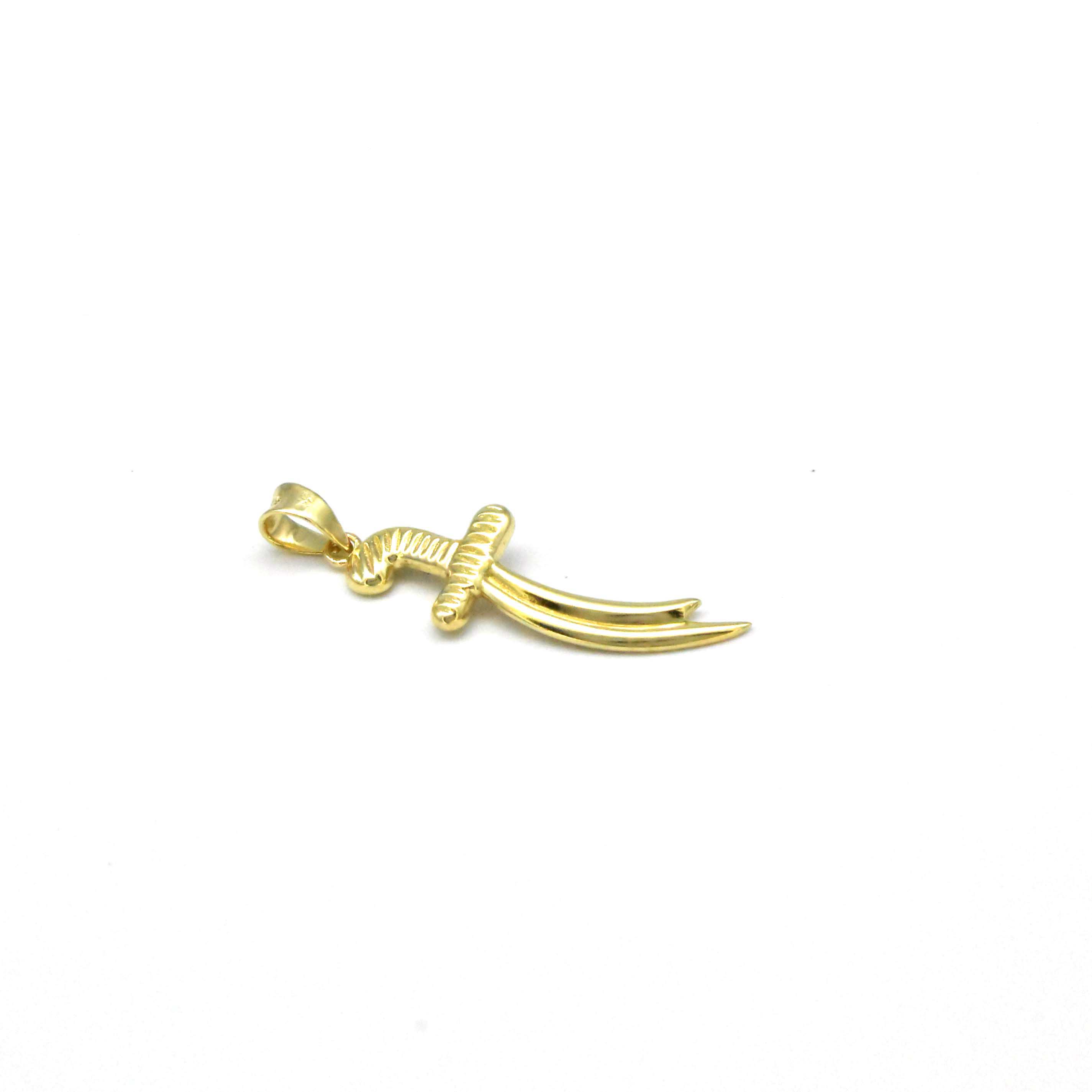 златна висулка сабя 14k Avangard Gold