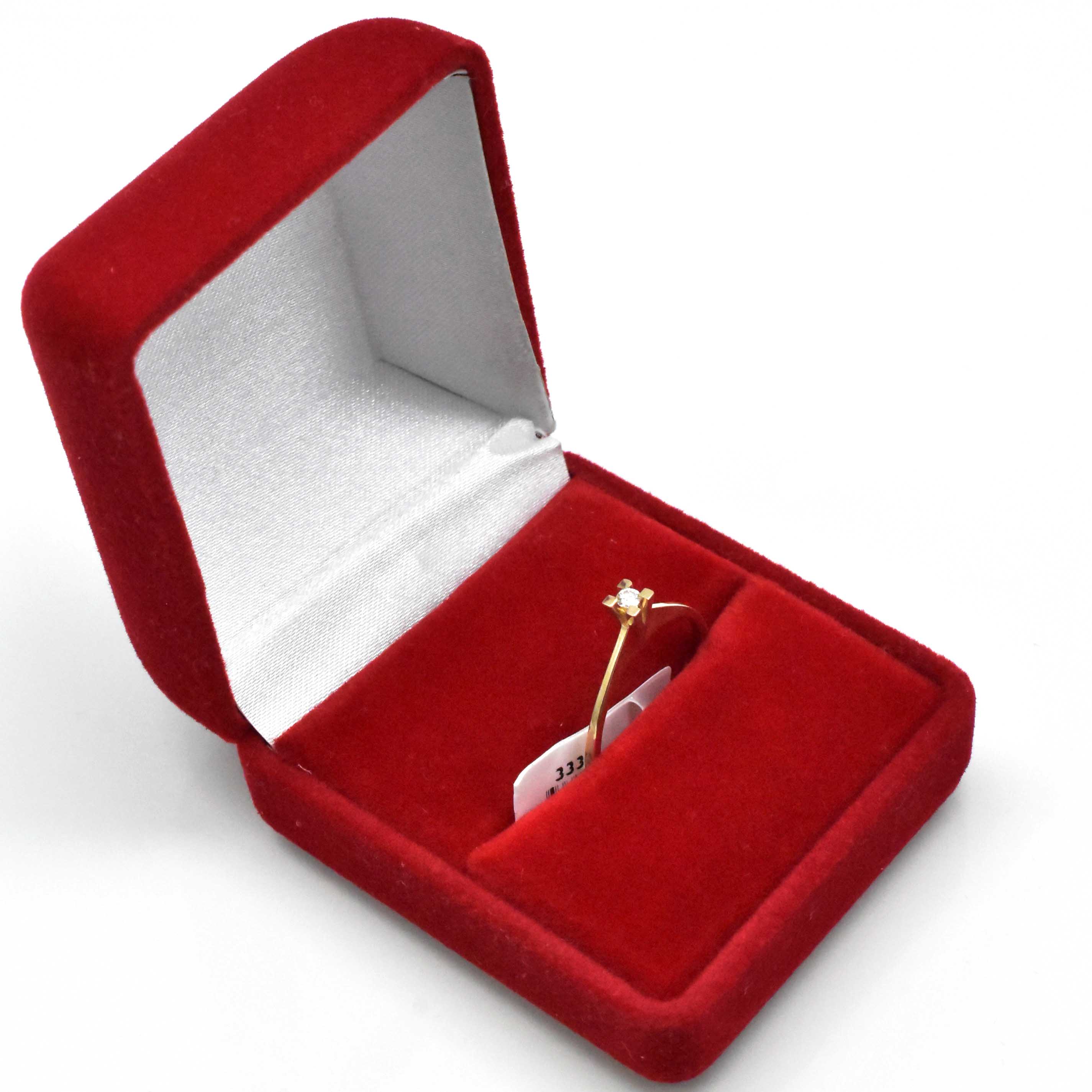 диамантен годежен пръстен 0.05ct 14k