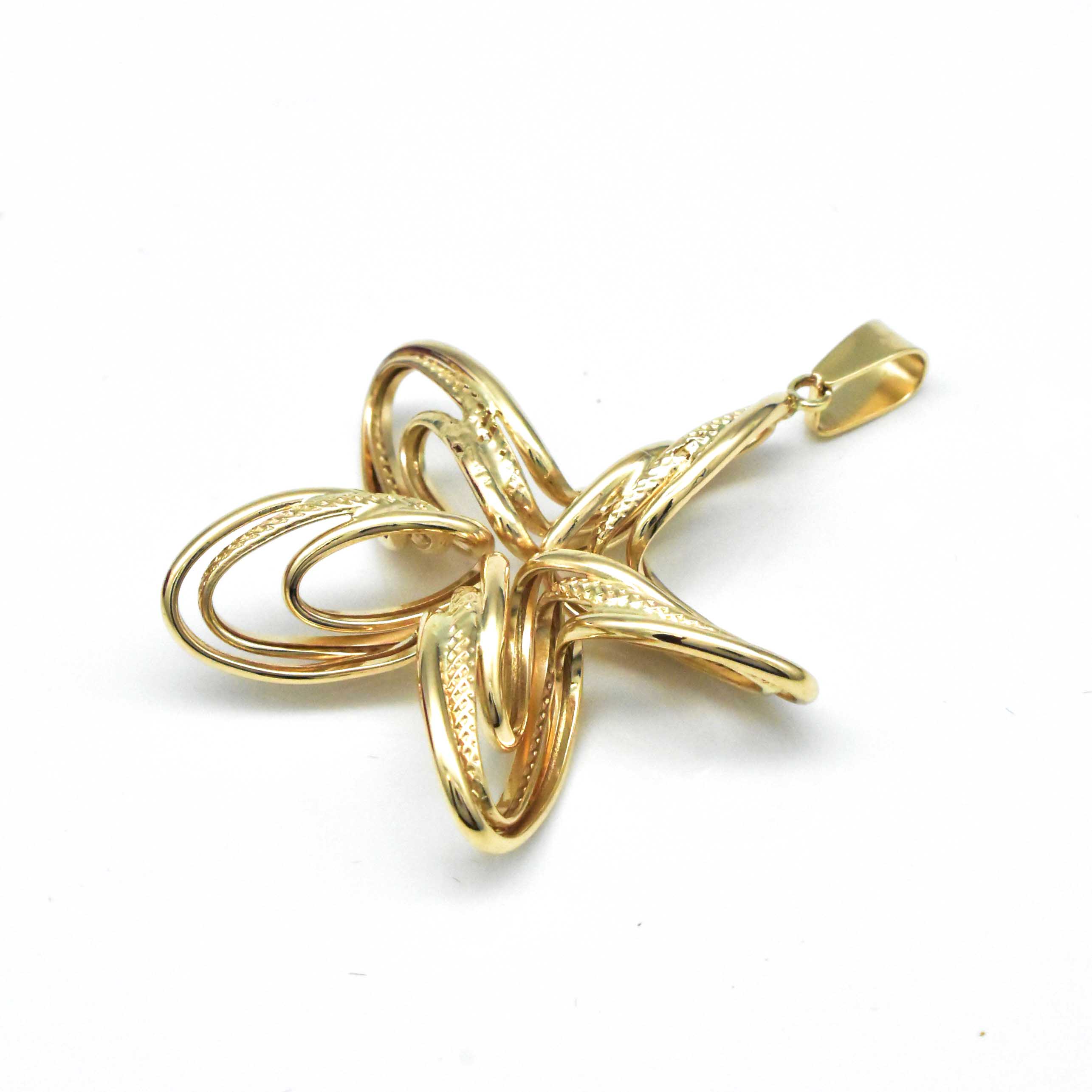 дамска висулка звезда 585 злато Avangard Gold