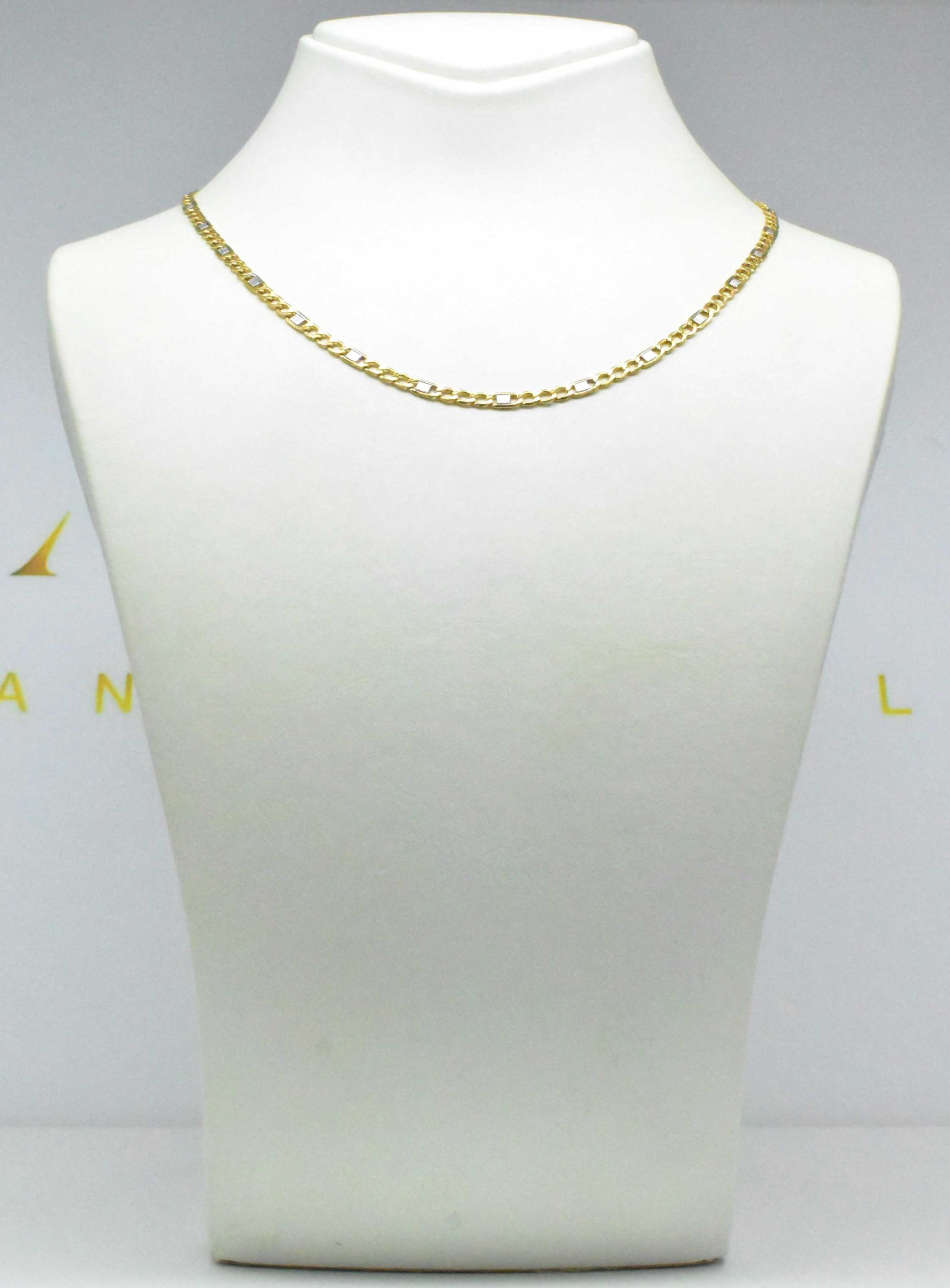 златен ланец figaro 14k дамски Avangard Gold