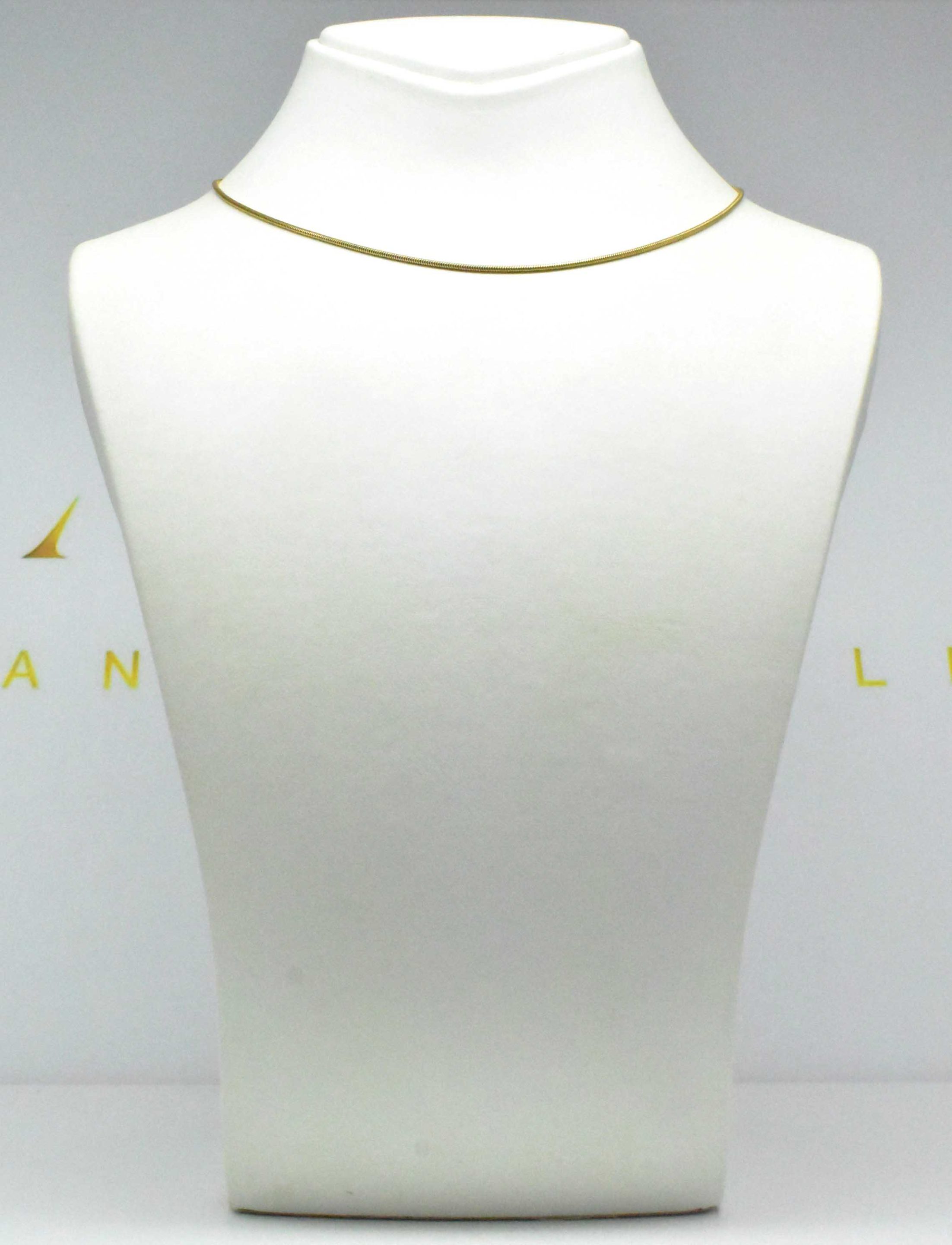 златен ланец snake choker 14k Avangard Gold
