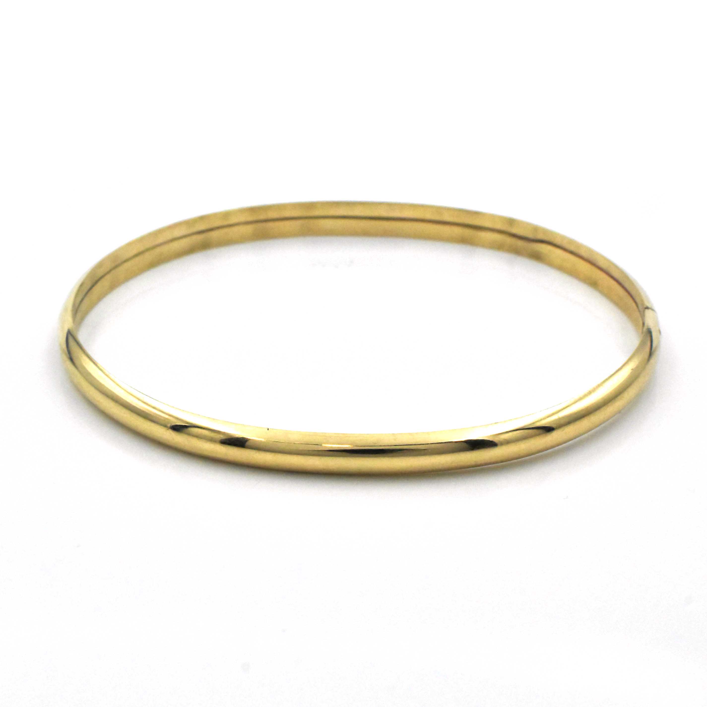 Дамска твърда златна гривна Avangard Gold 14K