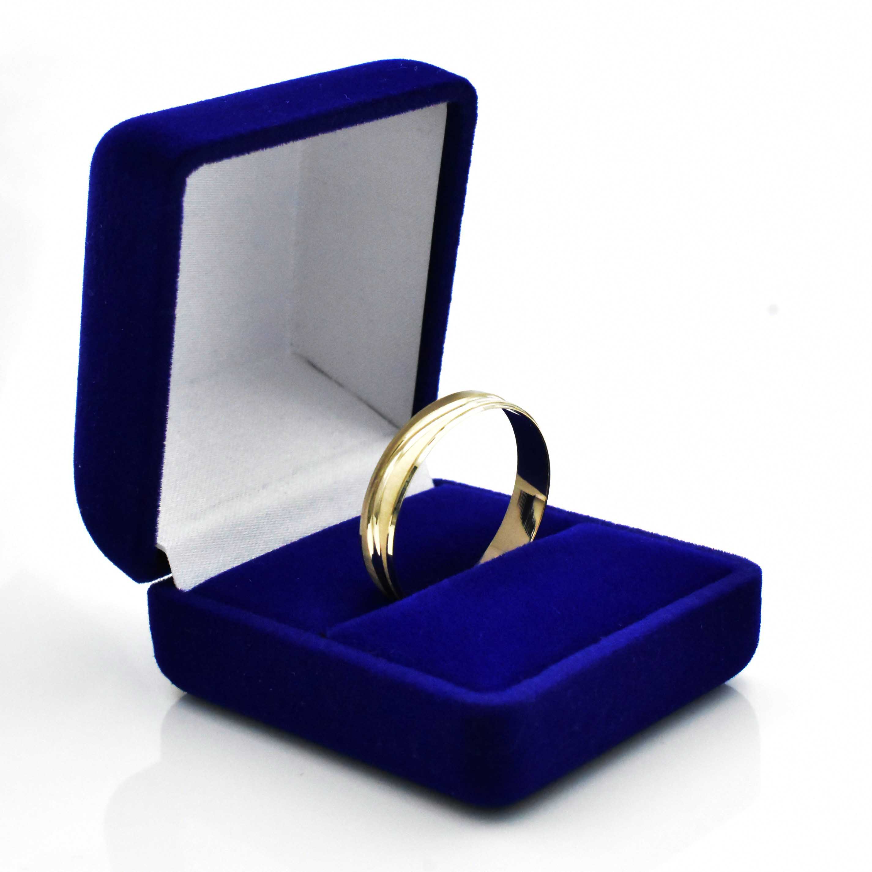 Мъжка брачна халка Amara 14K Avangard Gold