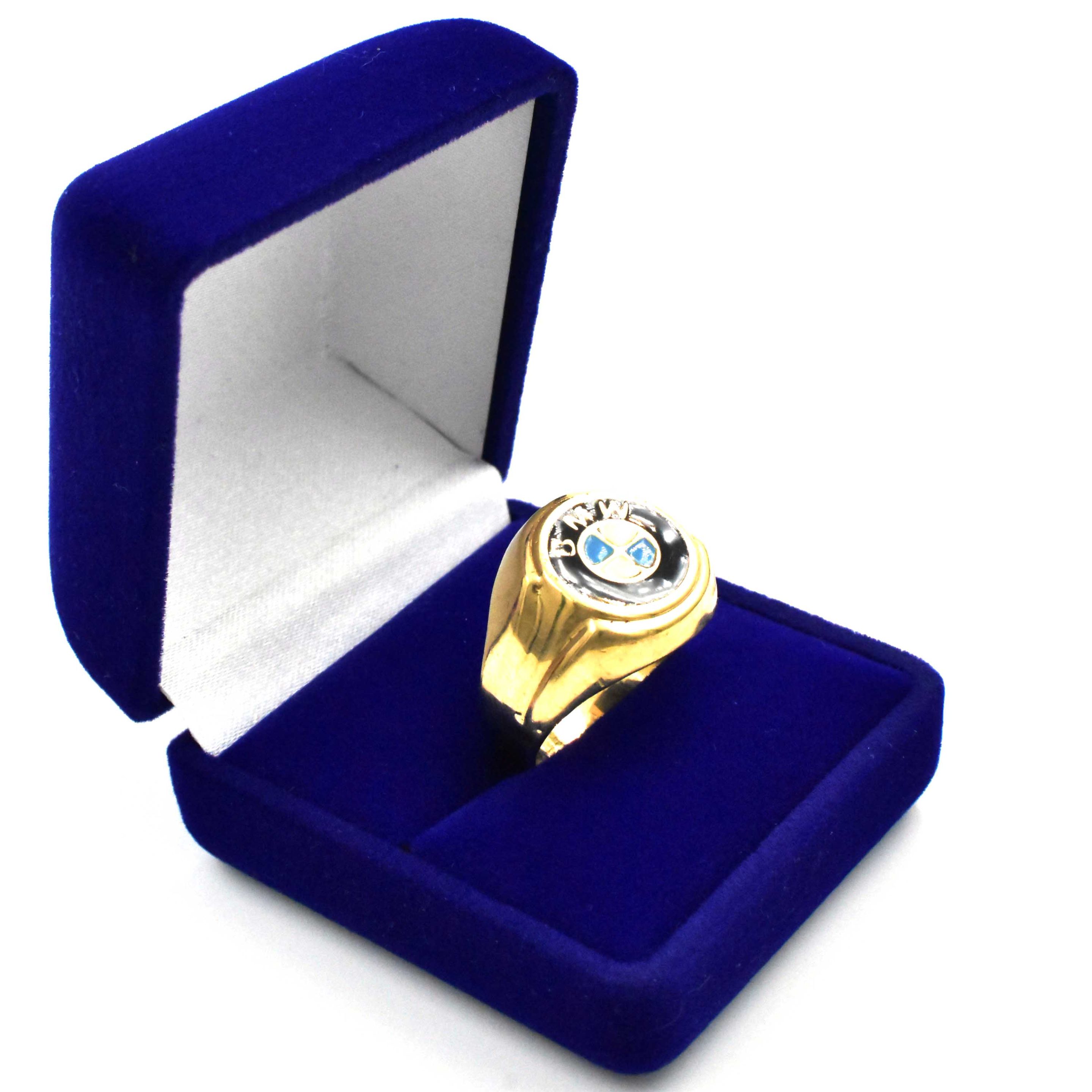 Мъжки златен пръстен BMW 14K от Avangard Gold