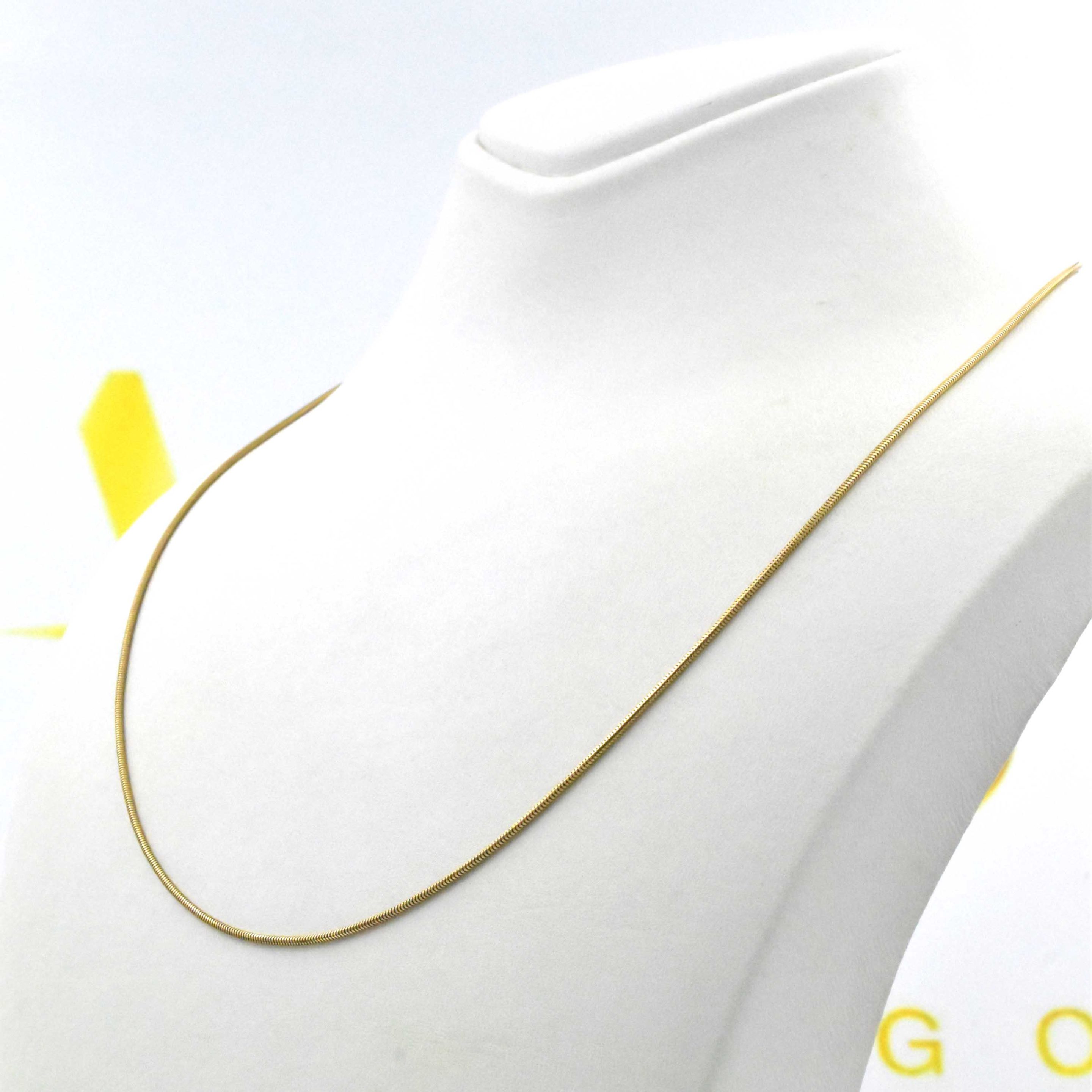 Златен дамски ланец със змийска плетка 14K Avangard Gold