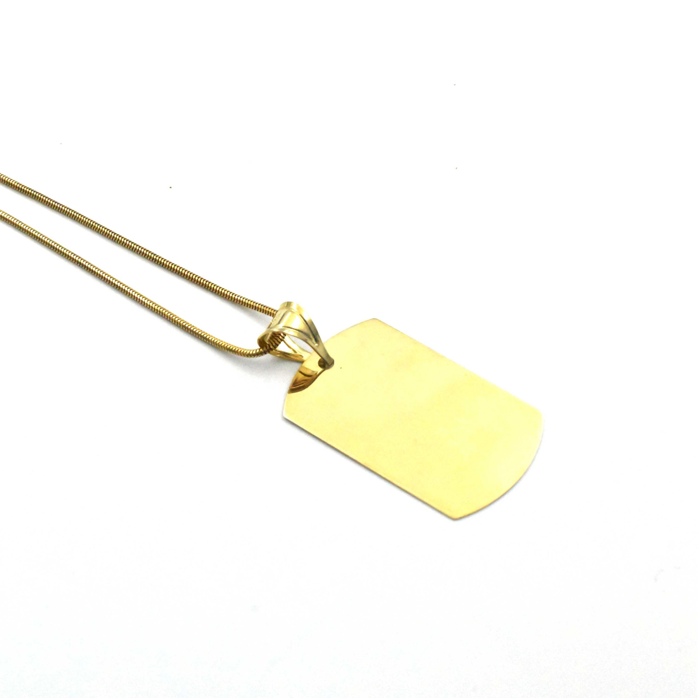 Мъжка и дамска златна плочка Avangard Gold