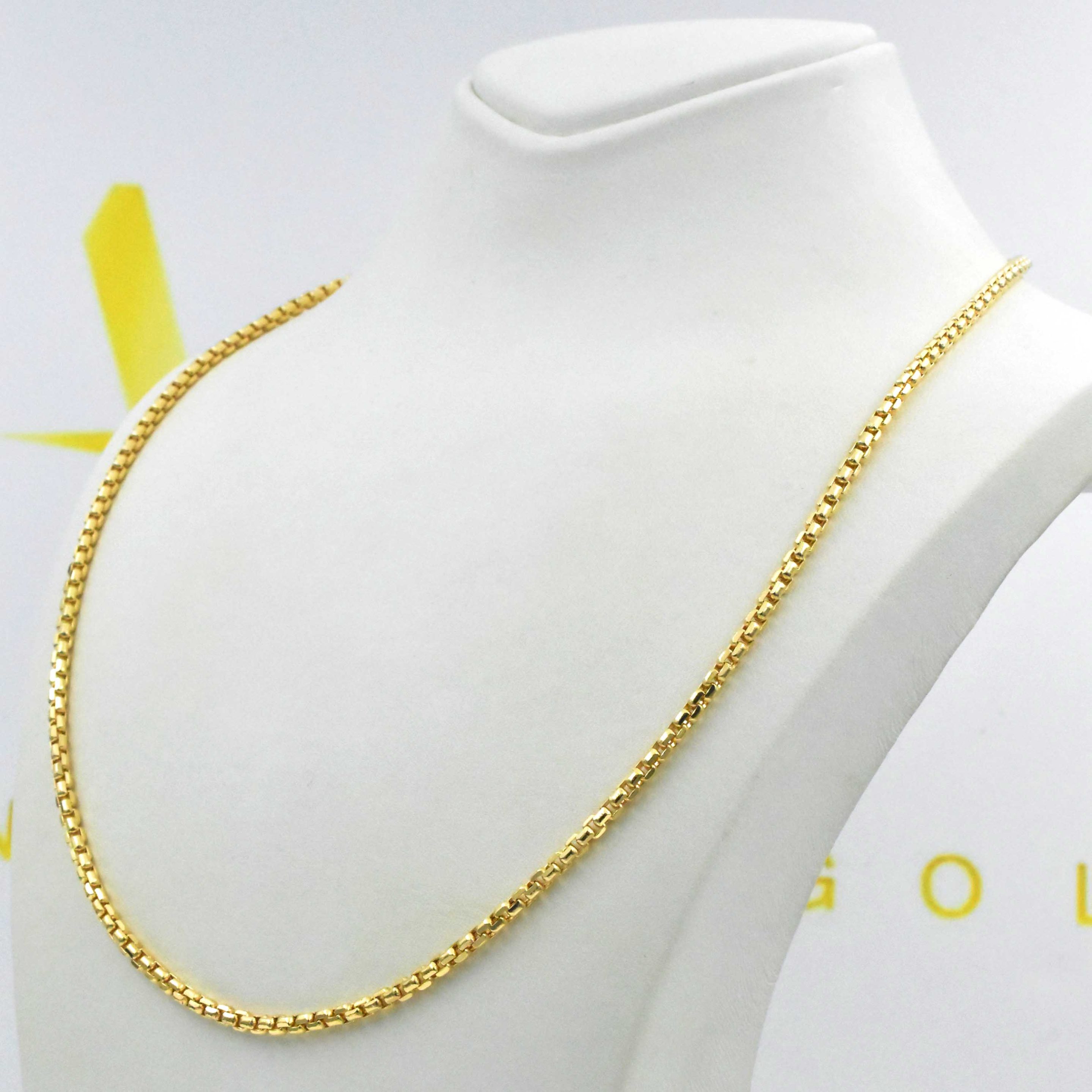 Мъжки златен ланец Venetian Chain 14К 60 см
